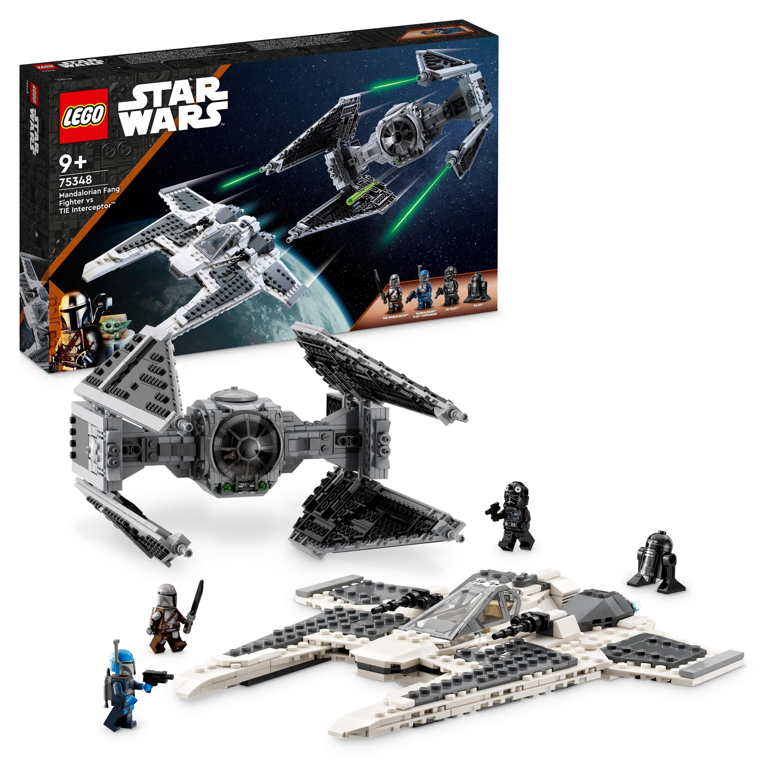 Lego Star Wars Mandaloriánský stíhací letoun Fang Fighter Tie Interceptor 75348