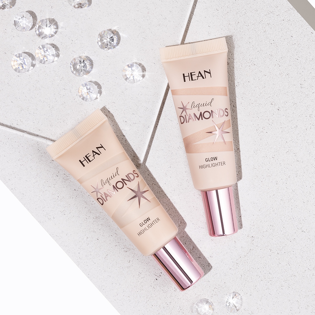 HEAN Diamonds Highlighter rozświetlacz w płynie Nr 01 Date Glow Marka Hean