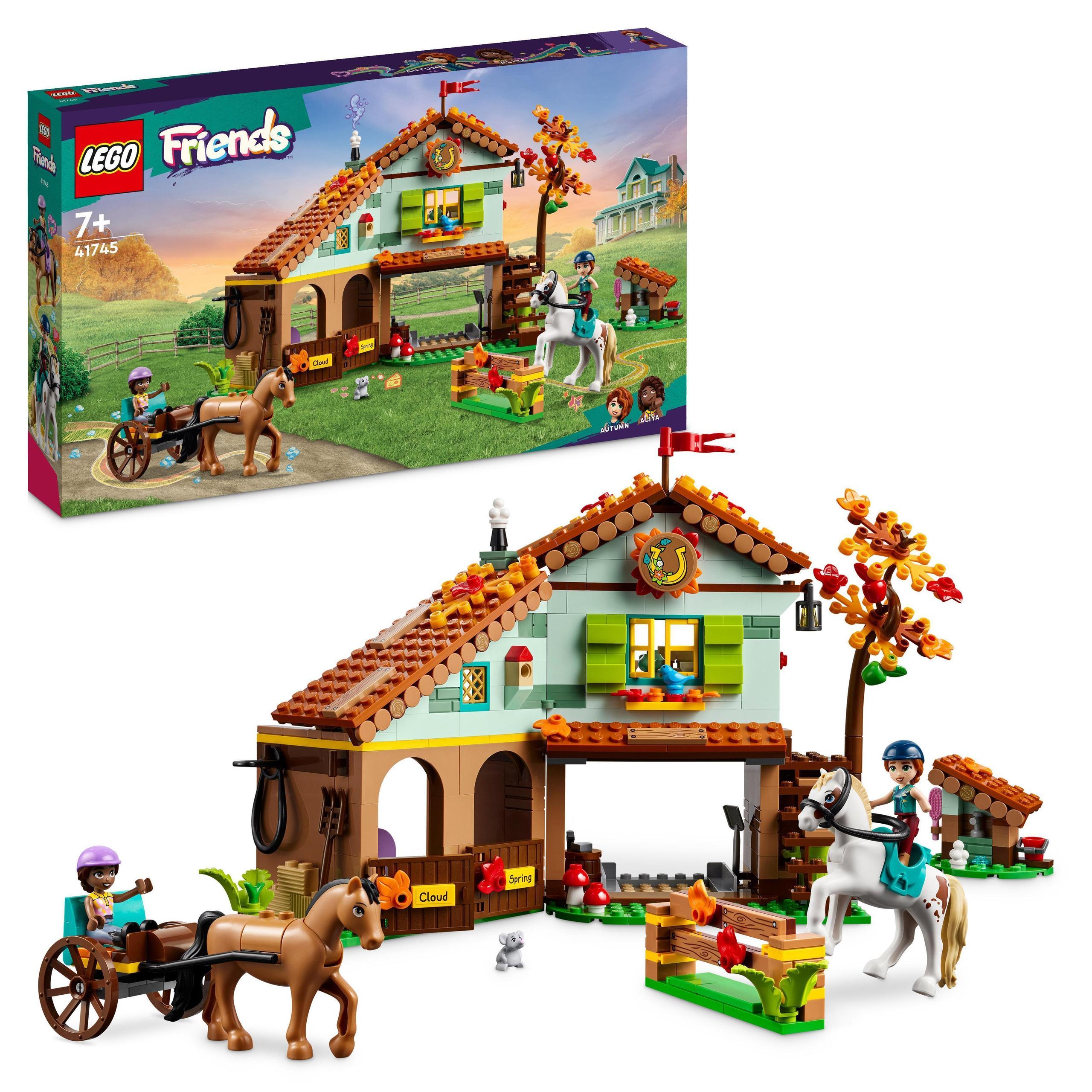Lego Friends 41745 Stáj Autumn Stavebnice Originální koně pro holčičku