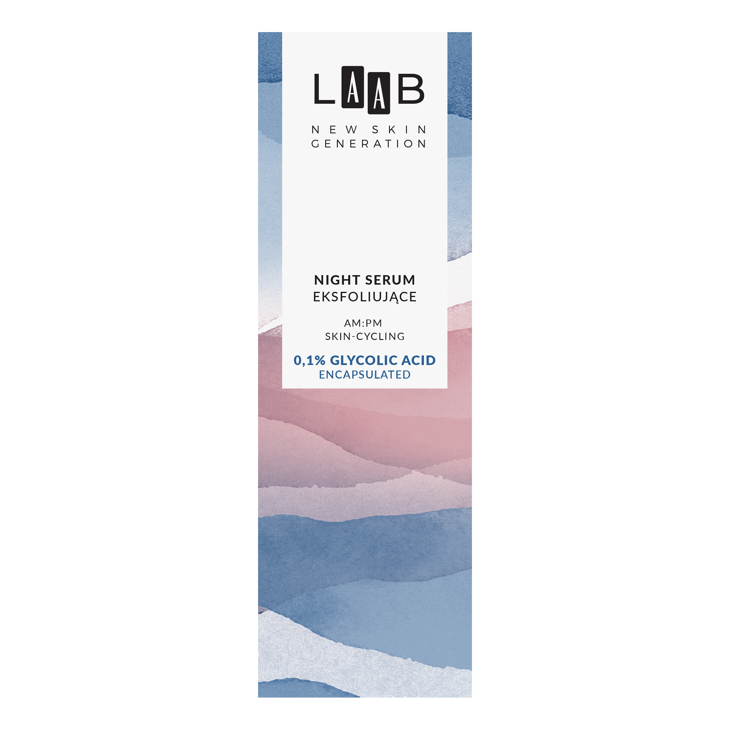 Aa Laab Am:pm Night exfoliační sérum 0,1% glycolic acid encapsulated 30