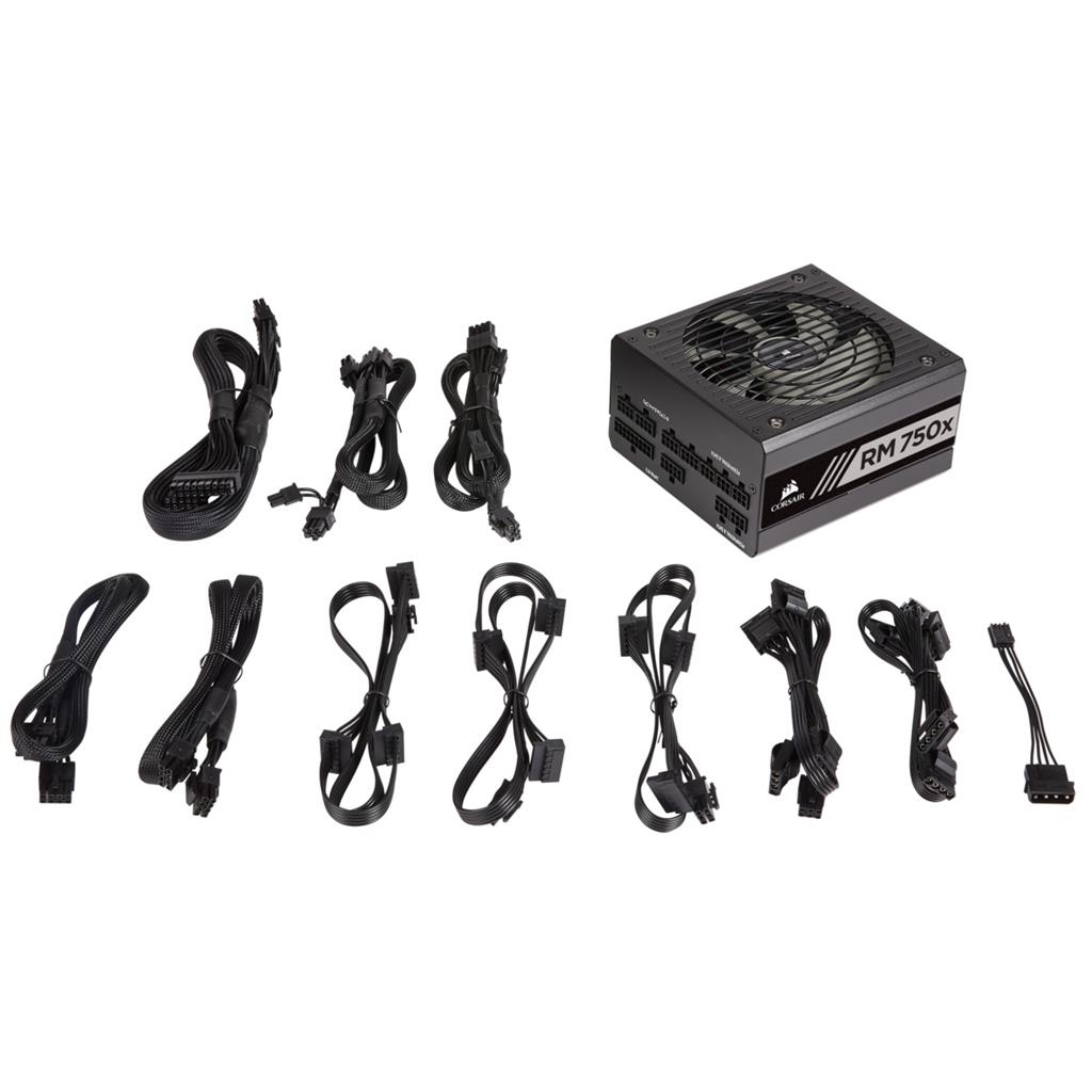 

Corsair Psu 750W, 80 Plus Gold, modular, 135mm