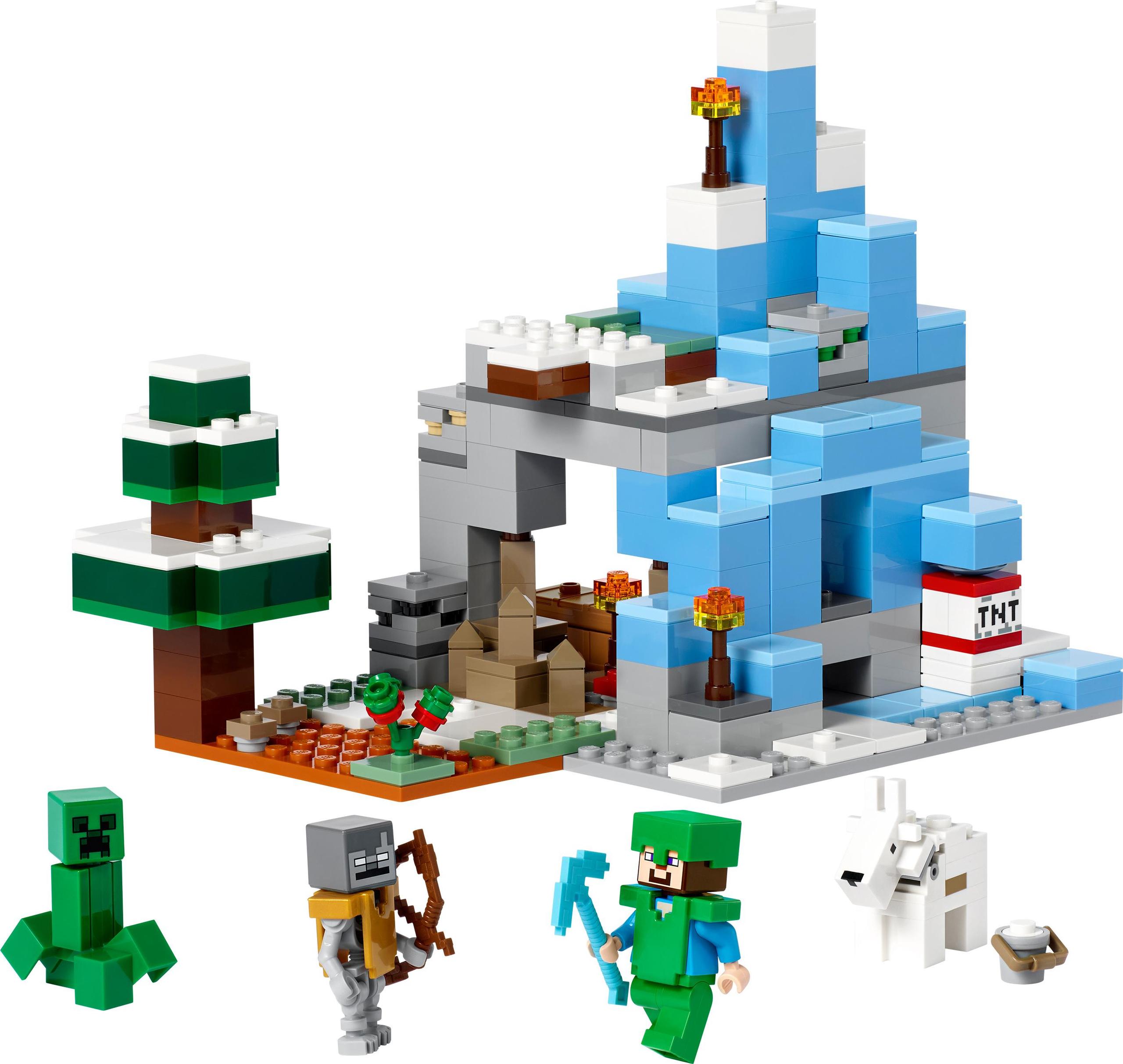 LEGO Minecraft Ośnieżone szczyty 21243 Marka LEGO