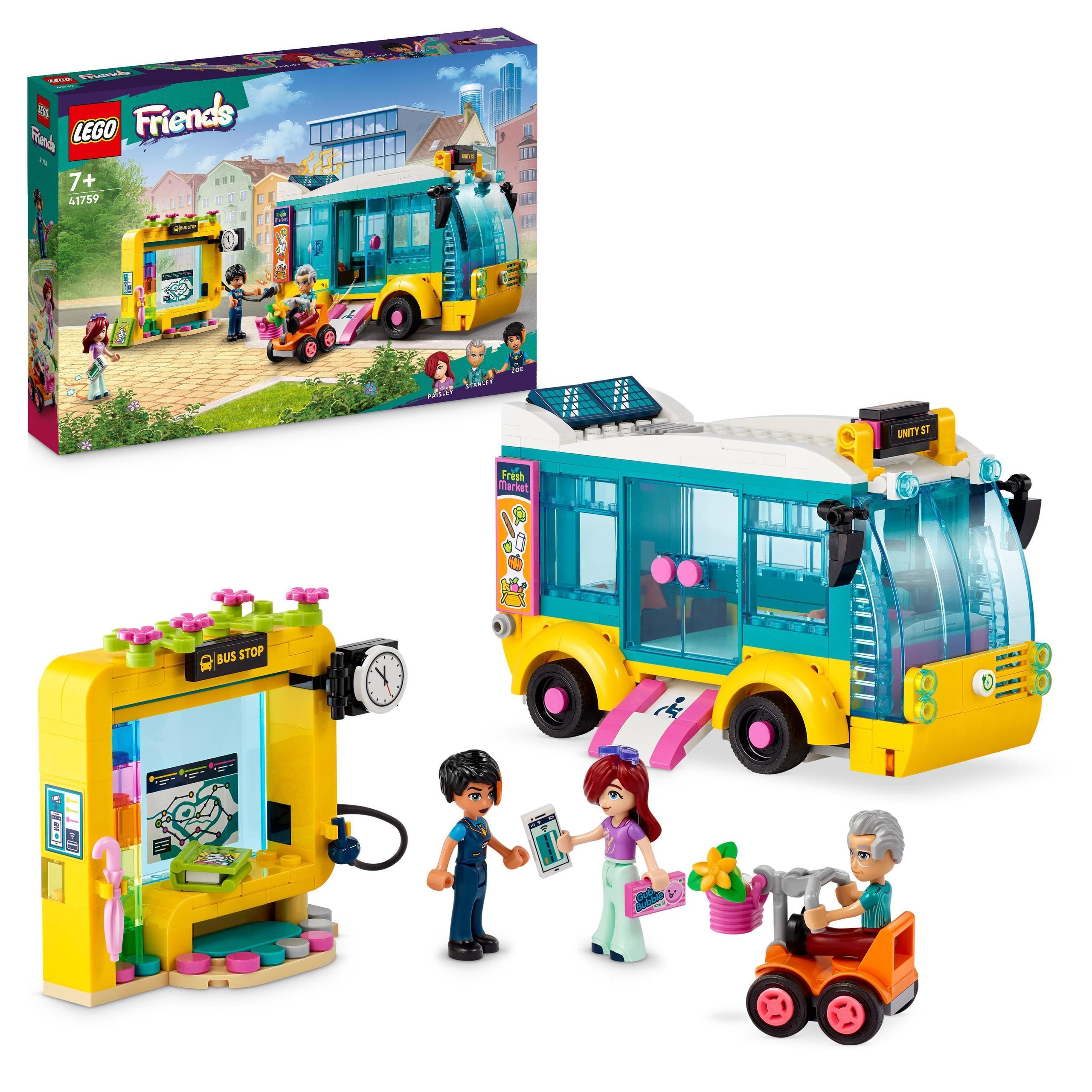 Lego Friends 41759 Městský autobus s městem Heartlake Nové