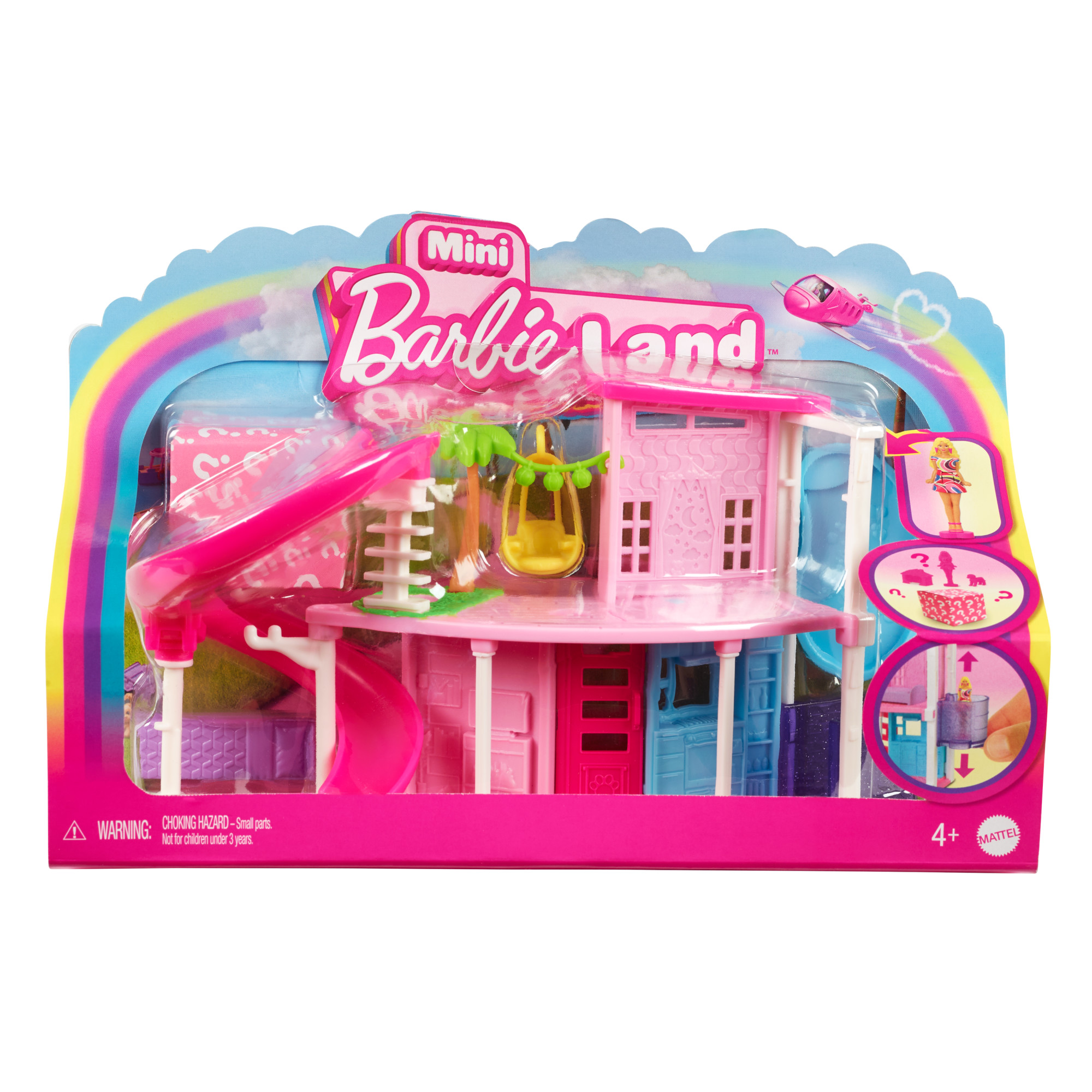 Barbie Mini BarbieLand Mini domeček pro panenky a mini panenka Sada HYF45