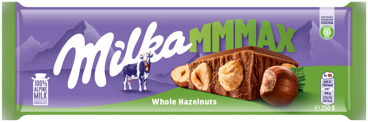 Czekolada mleczna z orzechami Milka 250 g x10!