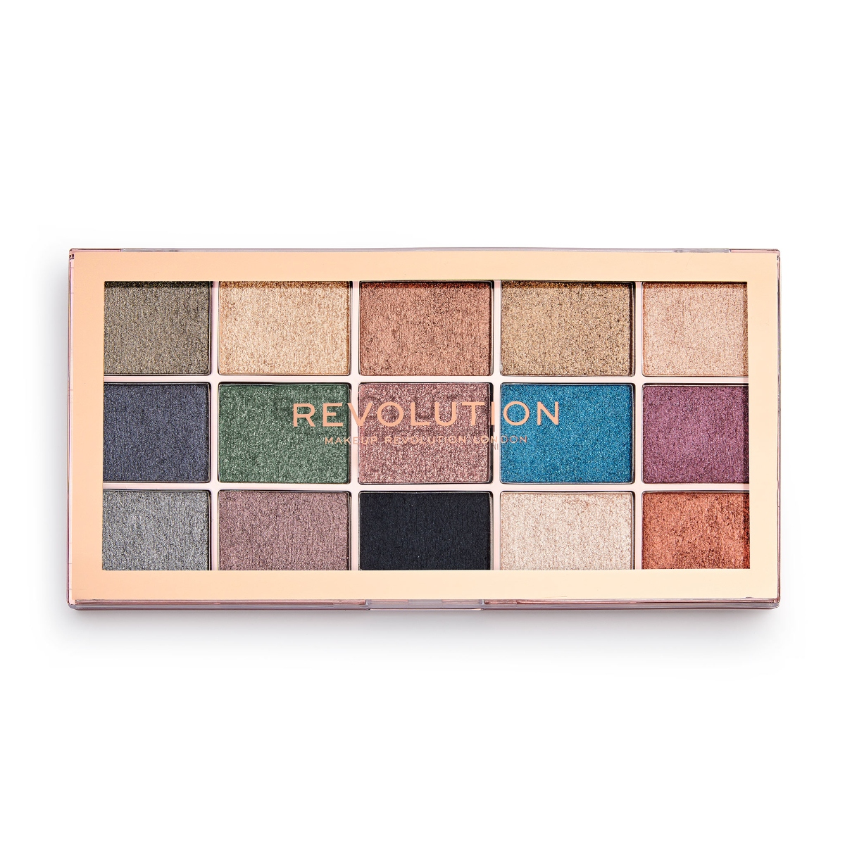 Makeup Revolution Frenzy Hybrid paleta cieni 15 szt.
