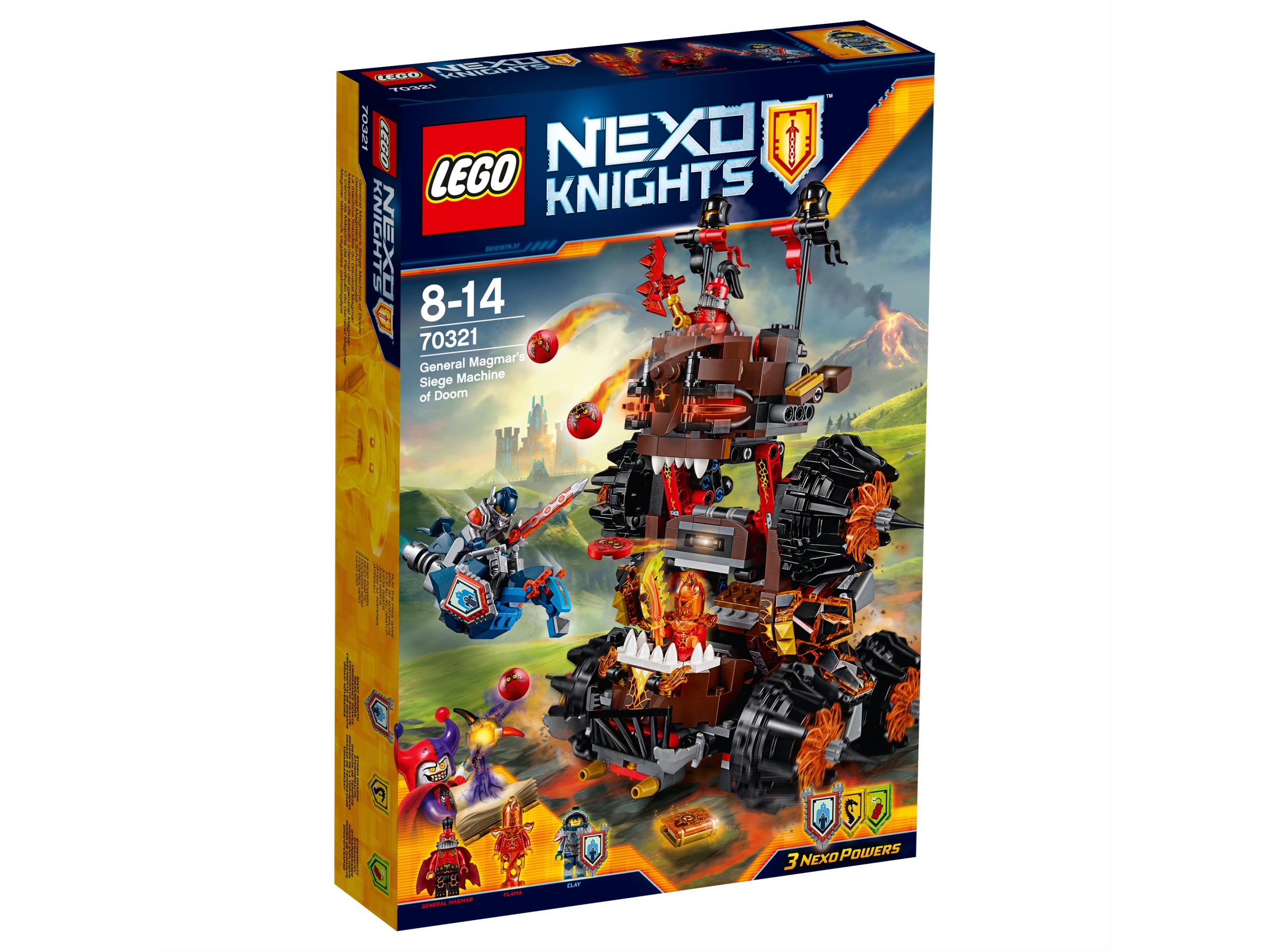 Klocki Lego Nexo Knights Machina oblężnicza generała Magmara 70321
