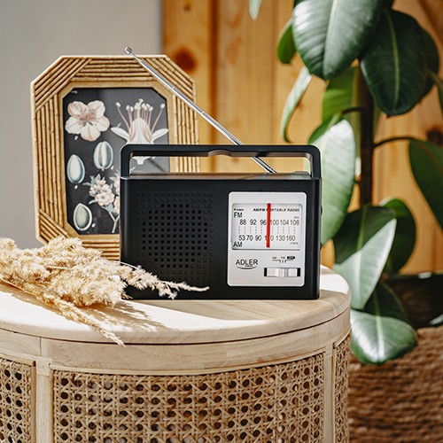 Radio AM/FM Adler AD 1909 z Anteną Teleskopową - Duża Skala