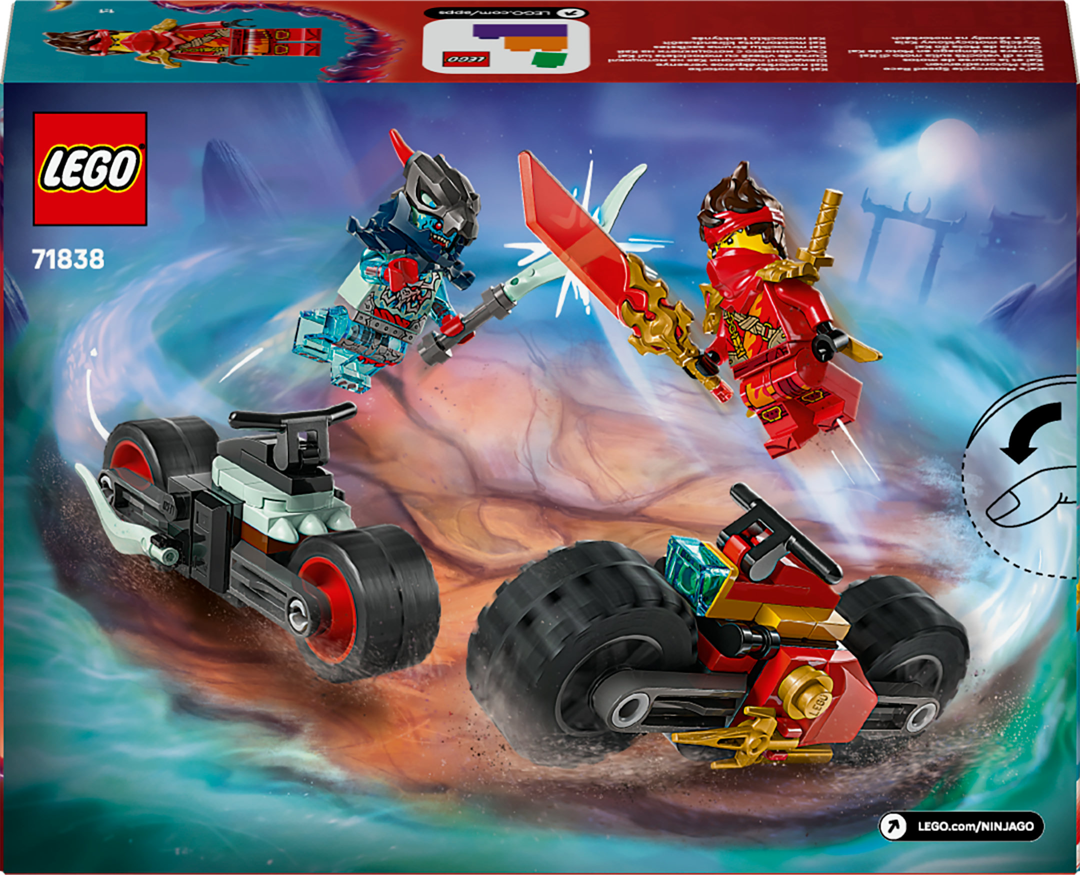 Lego Ninjago 71838 Wyścig Motocyklowy Kaia
