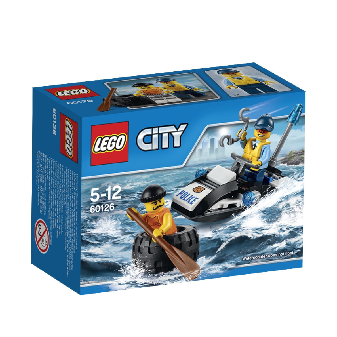 Lego City 60126 Ucieczka na kole Policjant i Złodziej Unikat 2016