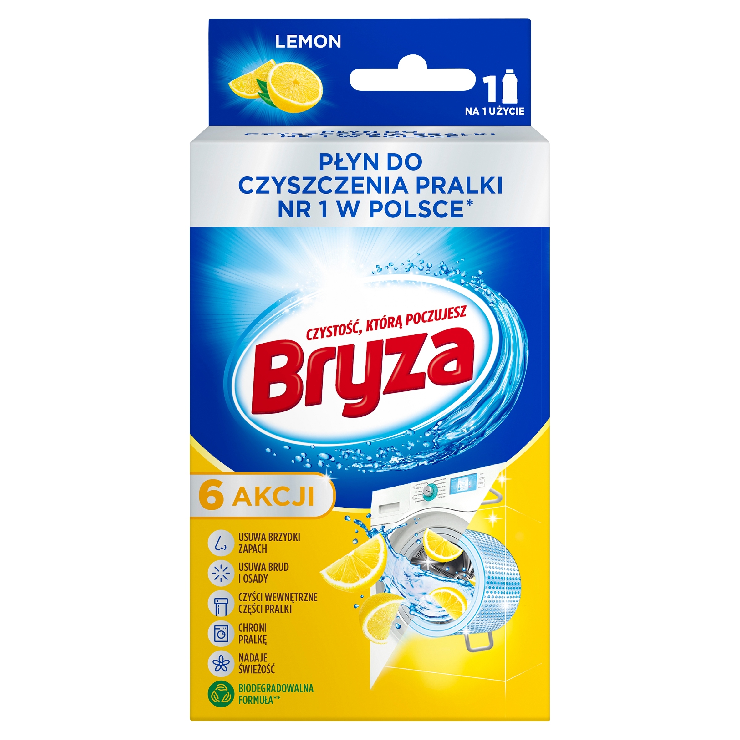 

Płyn do czyszczenia pralki Bryza 0,25 l 2 kg