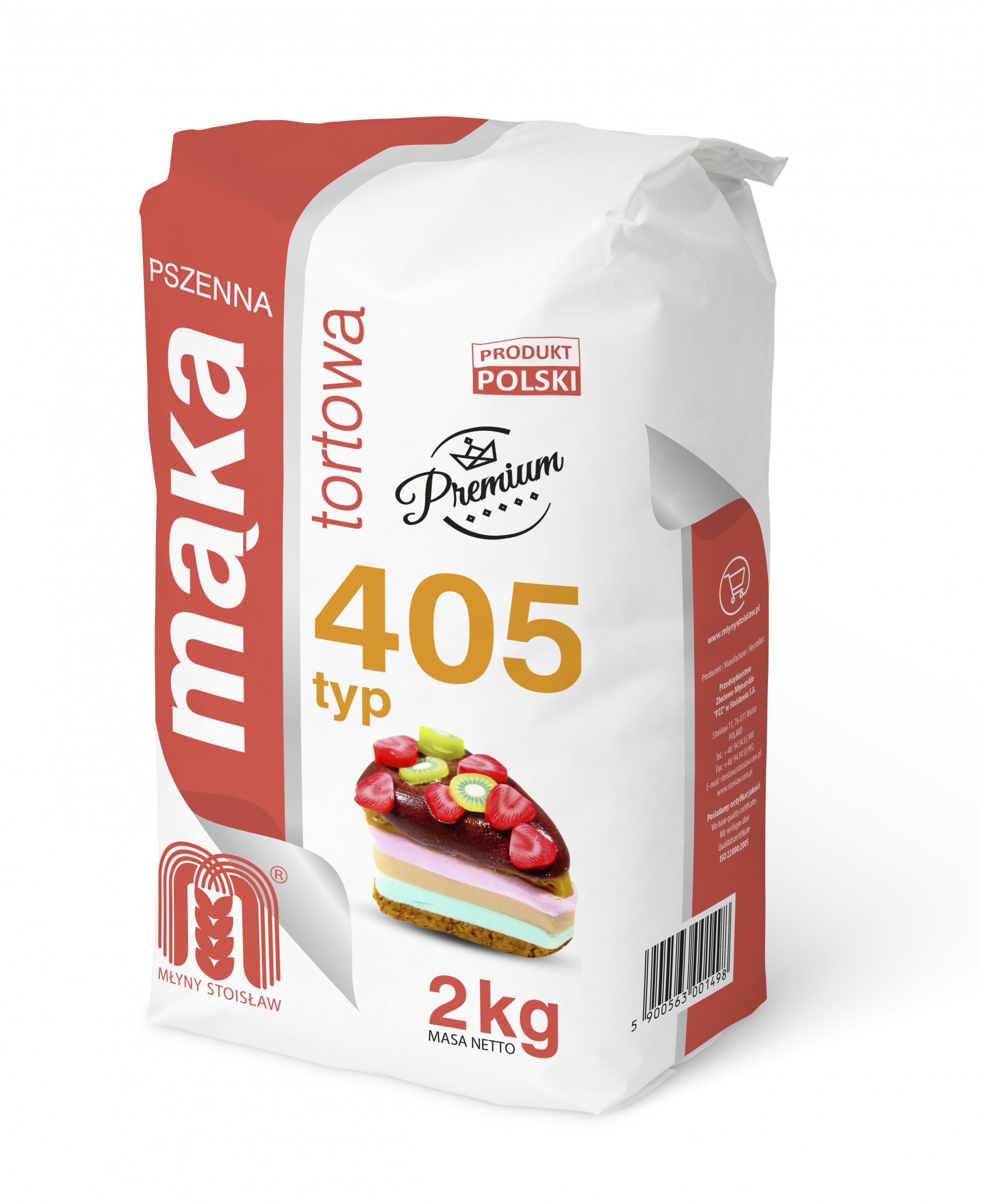 Pšeničná mouka dortová Typ 405 Młyny Stoisław 1 kg