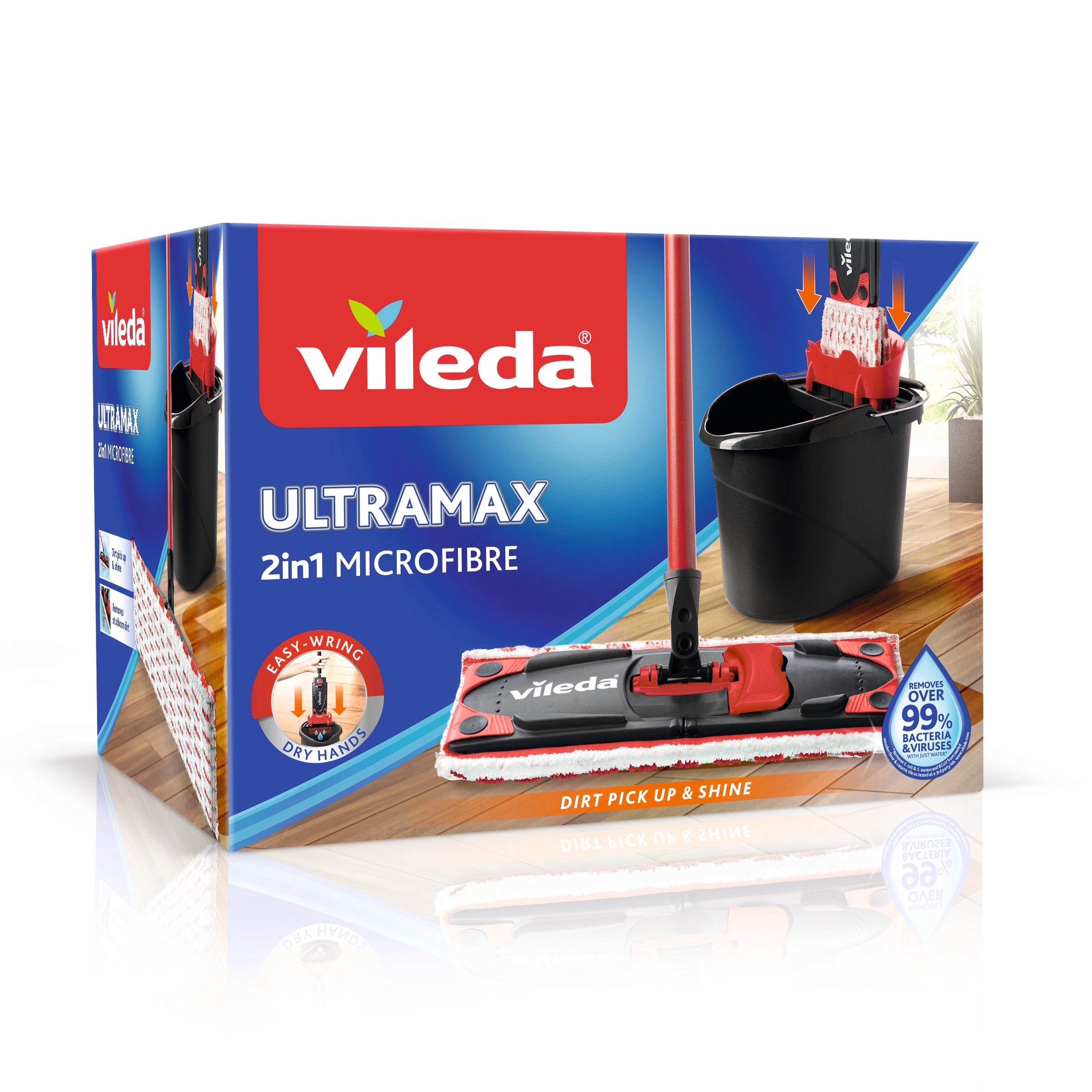 Levně Vileda Ultramax Turbo Microfibre 2v1 mop kompletní sada