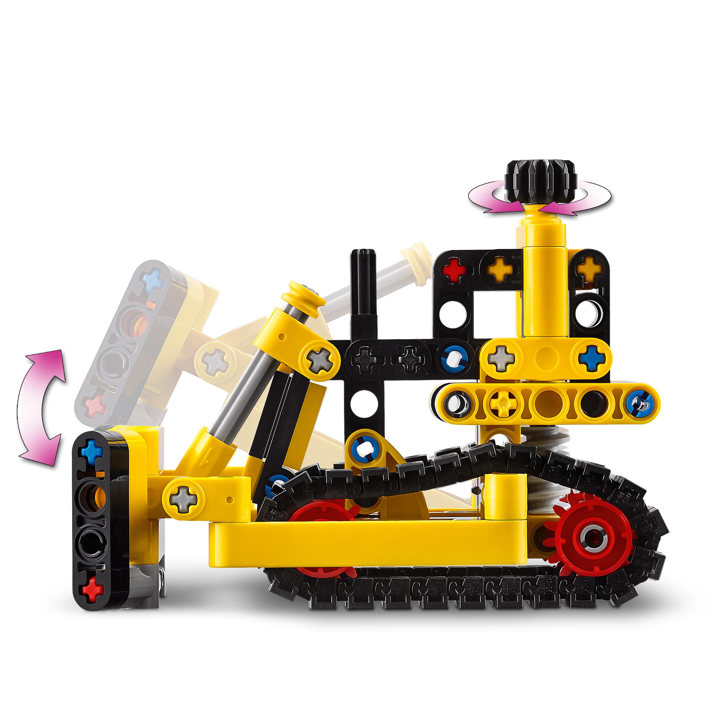 LEGO Technic Buldożer do zadań specjalnych 42163 + KATALOG PDF Materiał plastik