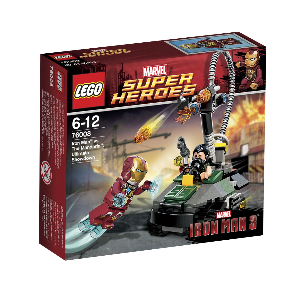 Lego Marvel Heroes 76008 Iron Man vs Mandarin: Poslední střetnutí