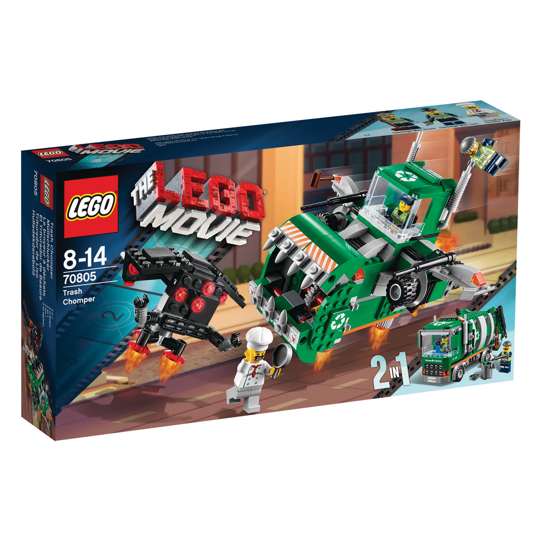Lego The Movie 70805 Popelářský vůz bez figurek