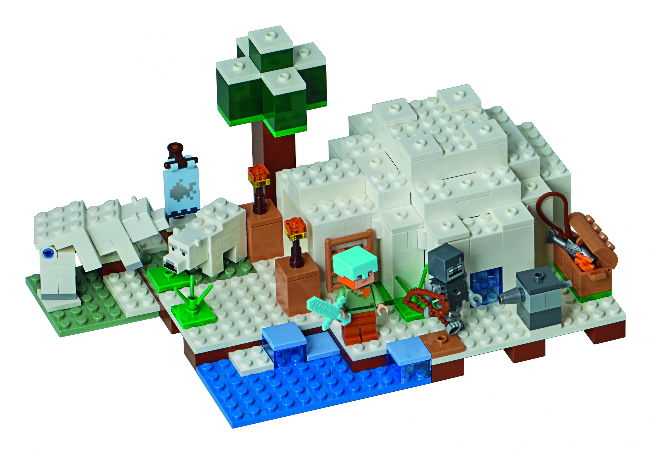 Lego 21142 Minecraft Igloo ledního medvěda