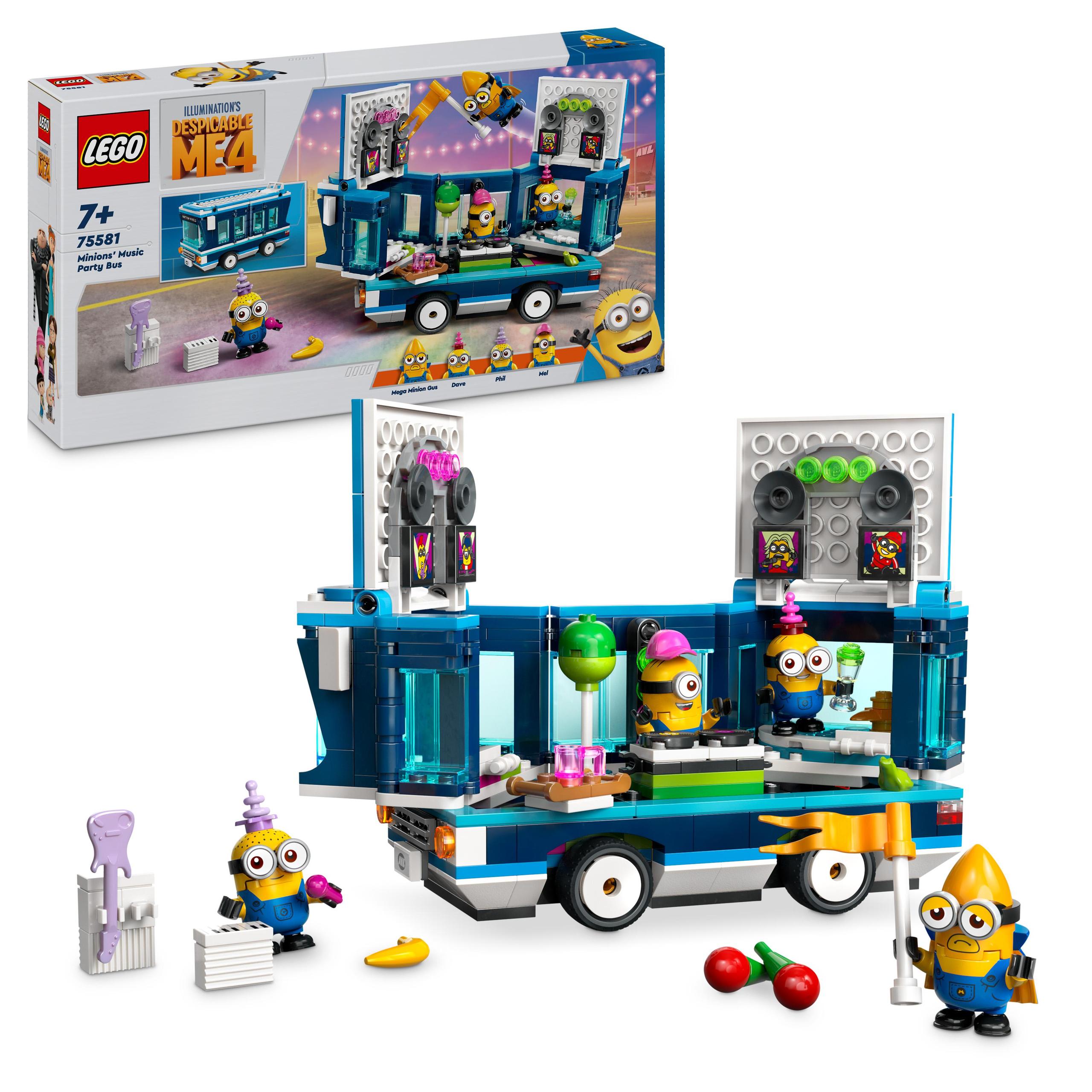 Lego Despicable Me 4 Mimoni 75581 Párty autobus minionů