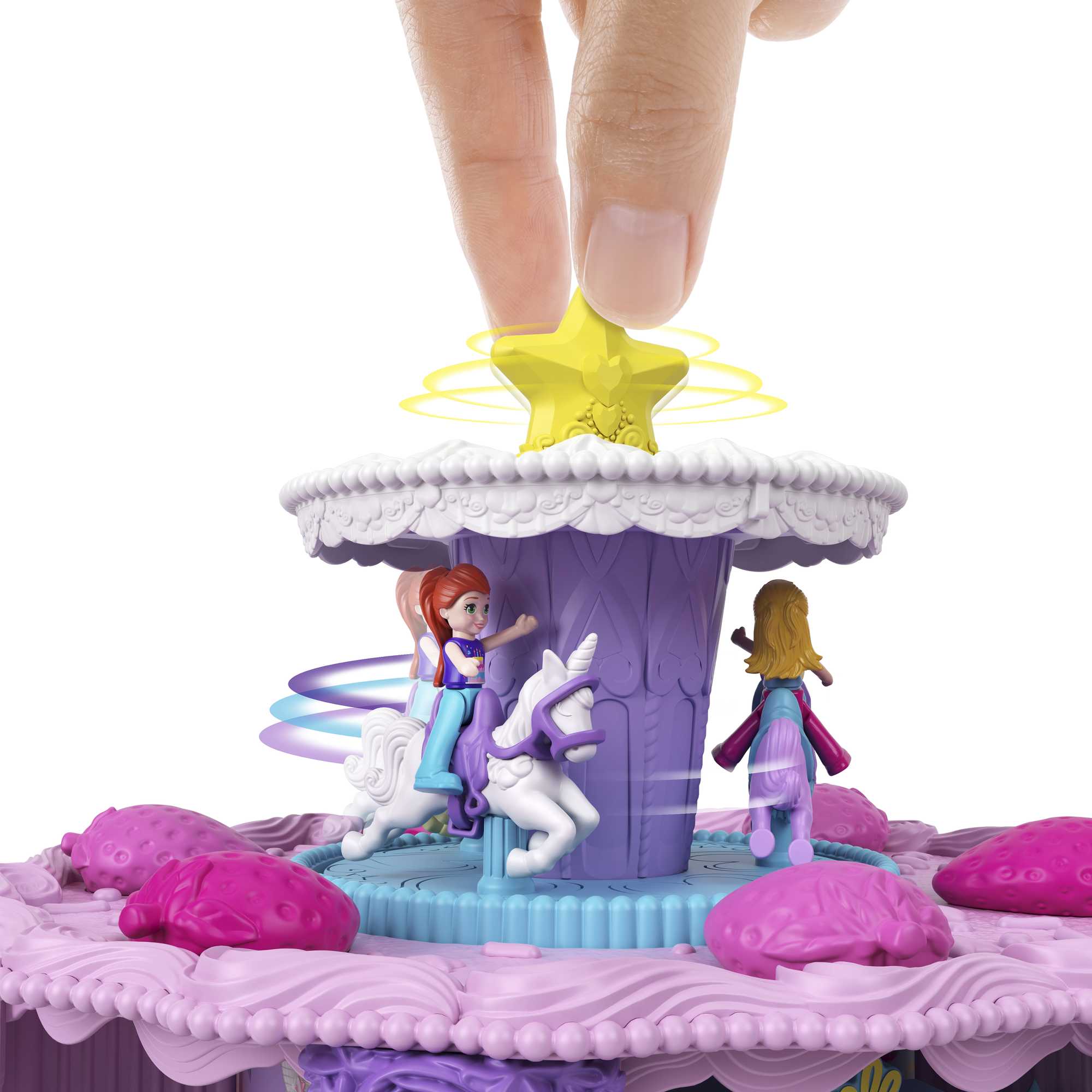 Polly Pocket Tort Urodzinowy Materiał plastik