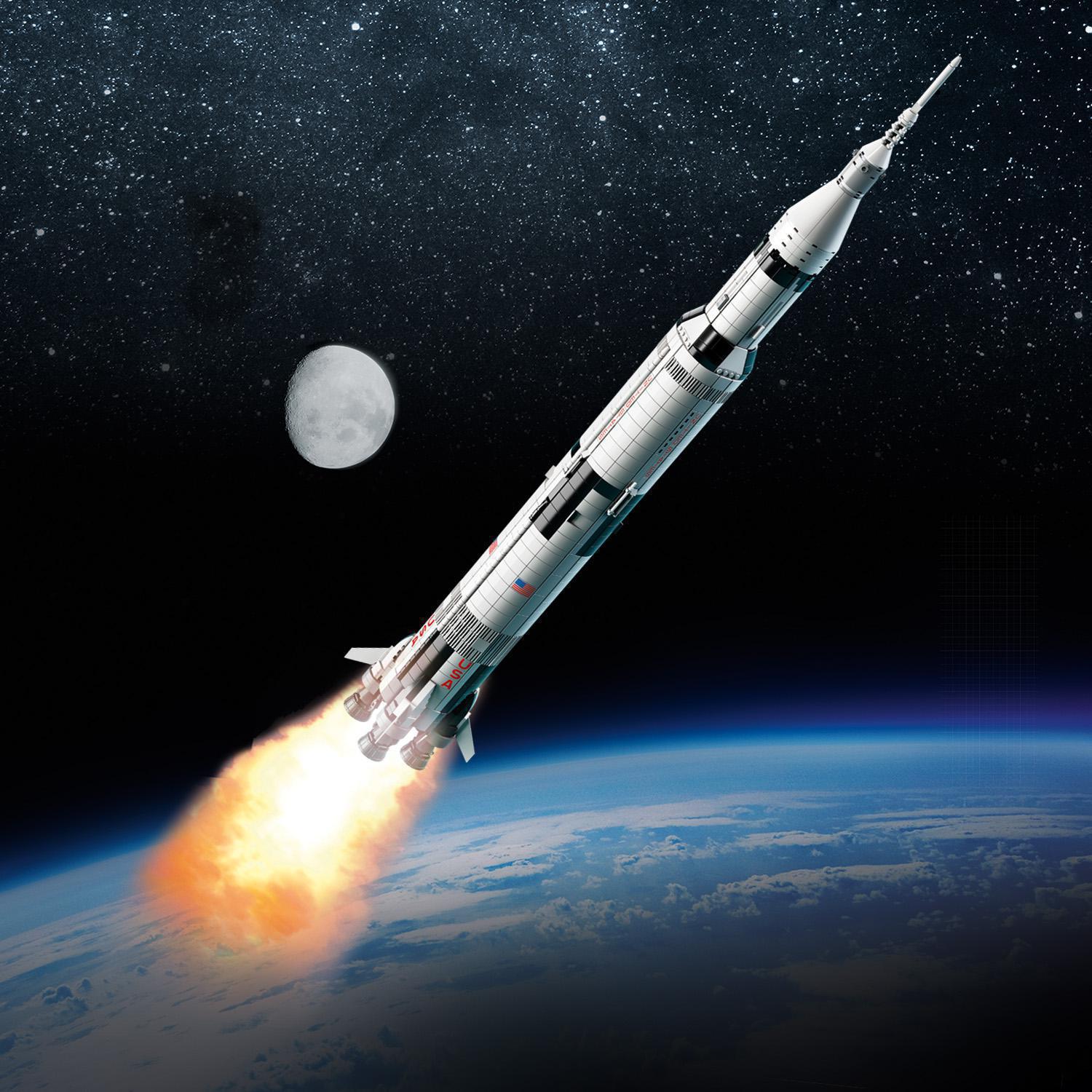 KLOCKI LEGO IDEAS 92176 RAKIETA NASA APOLLO SATURN V 1969 EL NOWE PREZENT Nazwa zestawu KLOCKI LEGO IDEAS 92176 RAKIETA NASA APOLLO SATURN V 1969 EL NOWE PREZENT