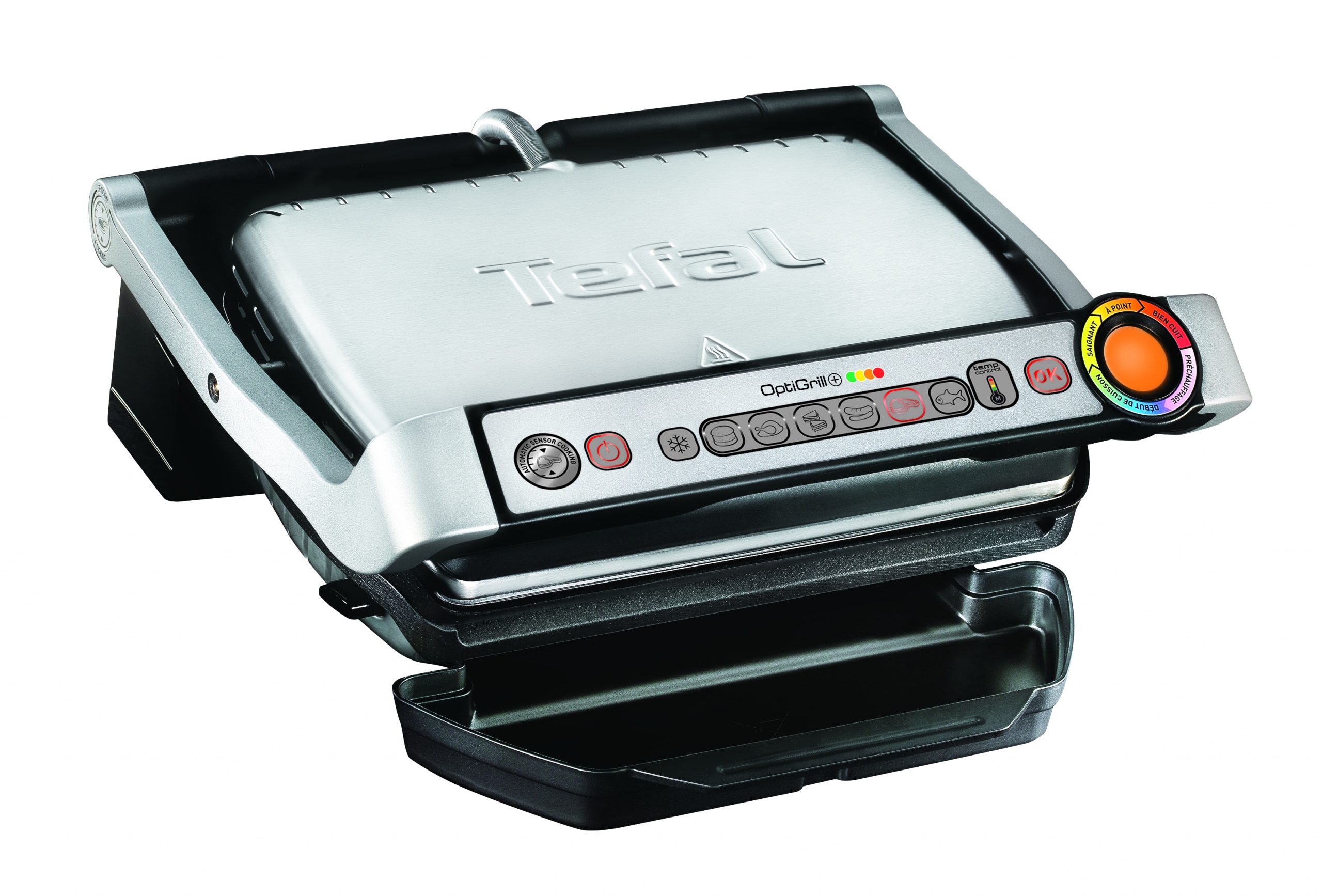 Elektrický gril Tefal Optigrill+ strieborná/sivá 2000 W