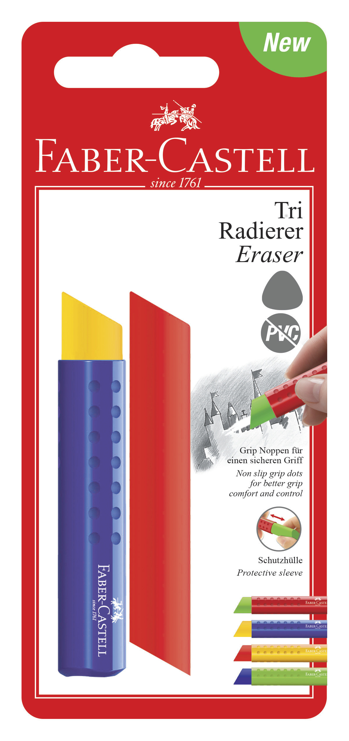 GUMKA DO OŁÓWKA KREDEK FABER-CASTELL + WKŁAD