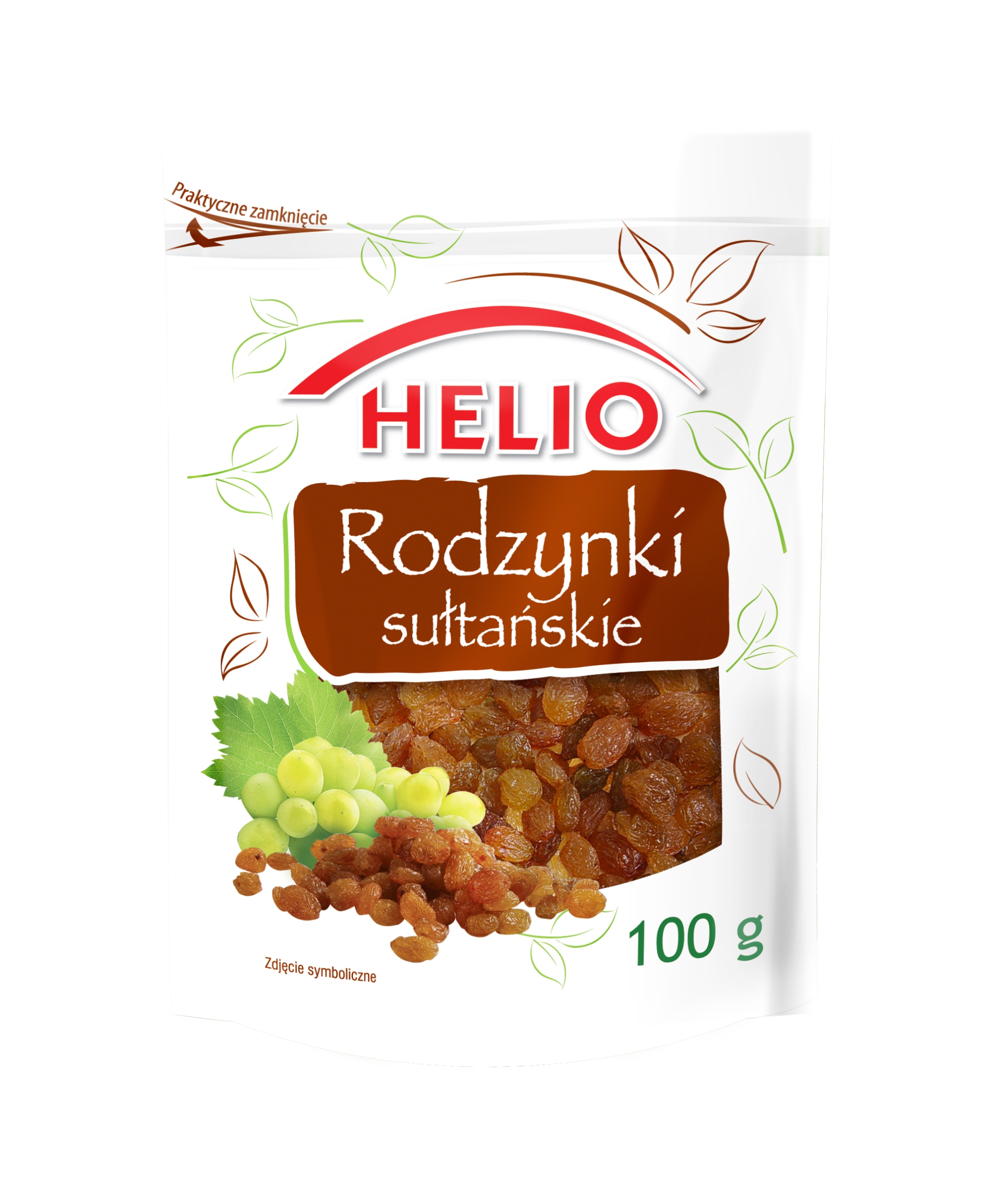 8 x Rozinky sultánky Helio 100 g