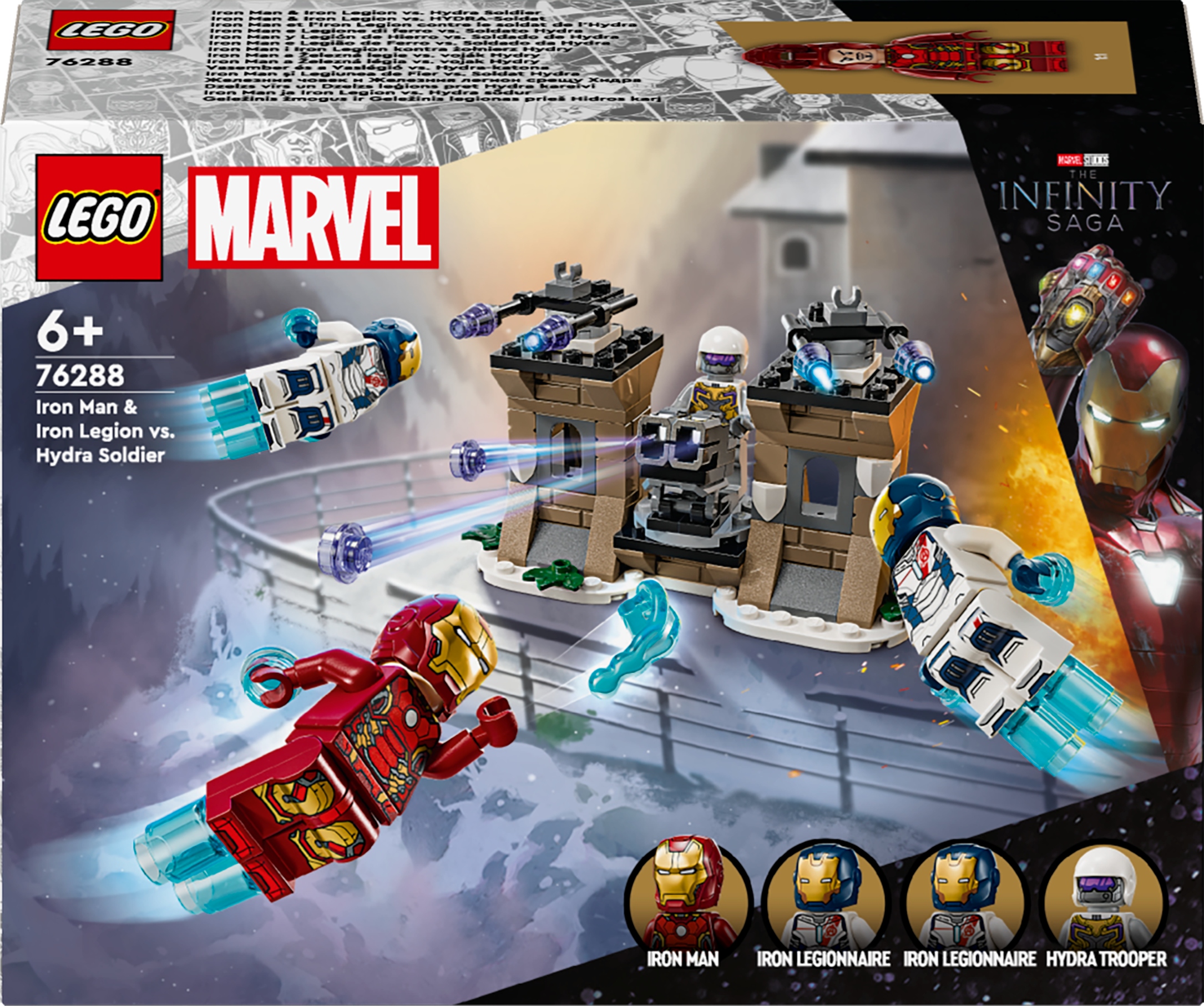 Lego Marvel Avengers 76288 Iron Man I Iron Legion Vs Żołnierz Hydry