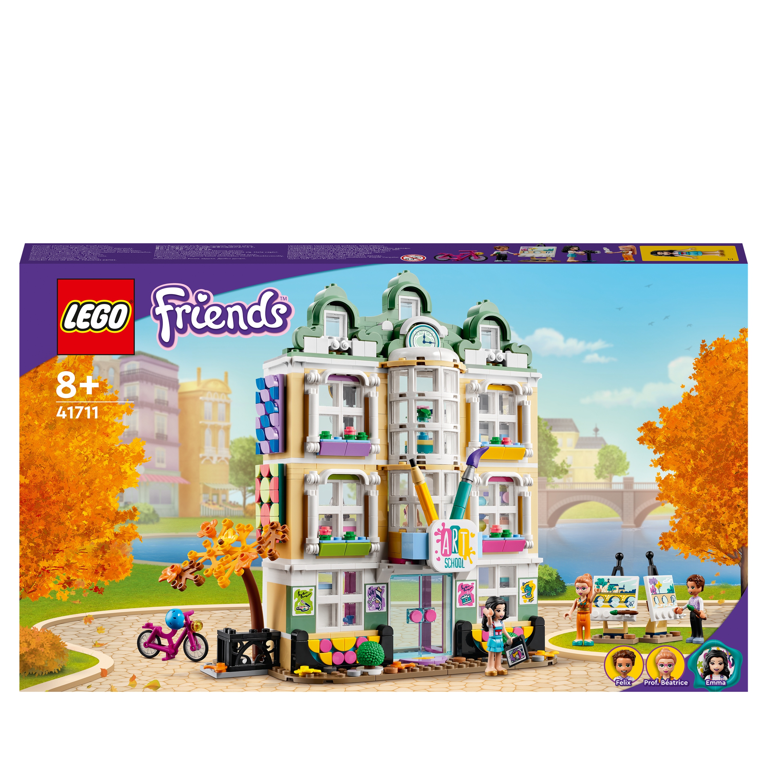 Sada kostek Lego Friends – umělecká škola, 844 dílků