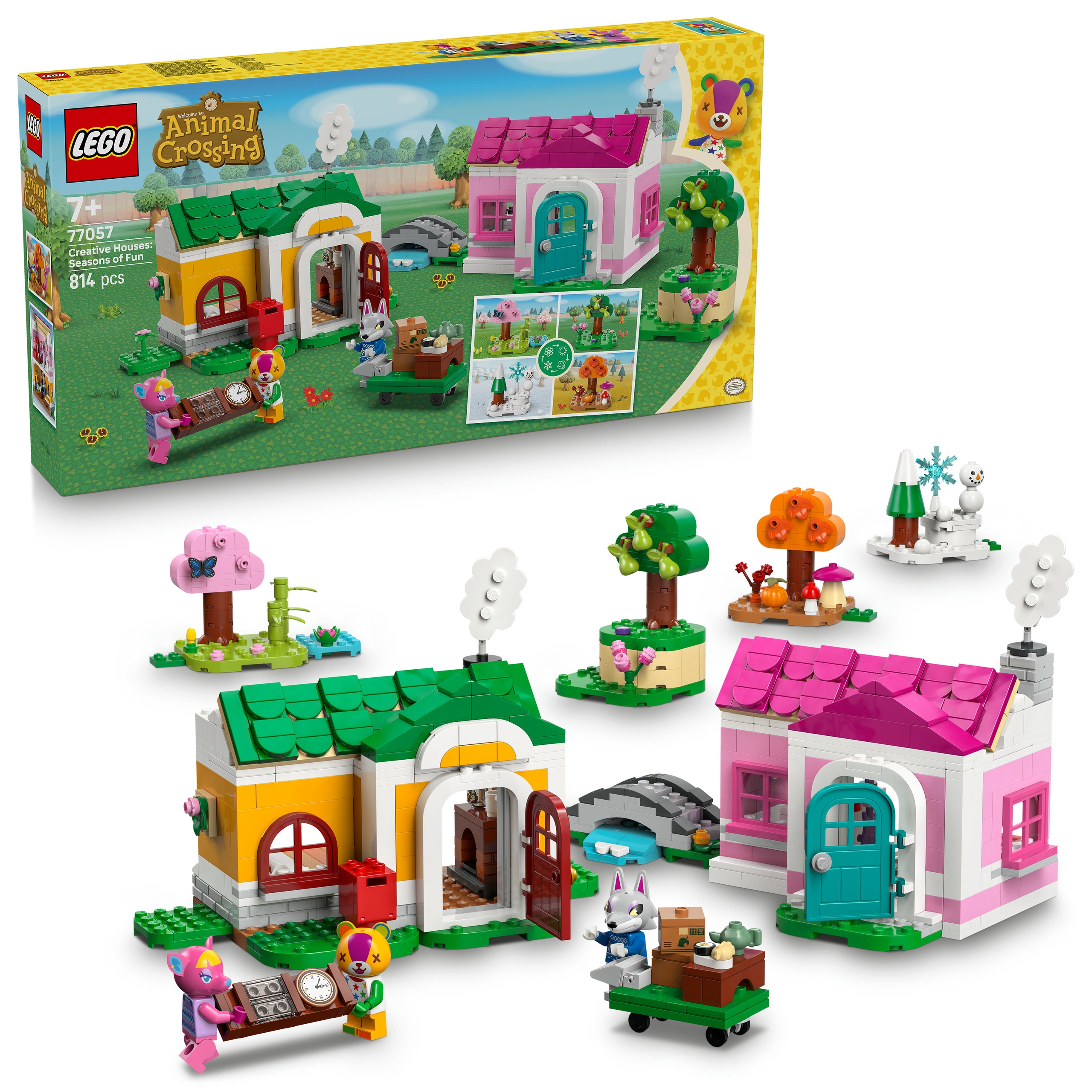 Lego Animal Crossing 77057 Tvořivé domečky: Zábavná roční období