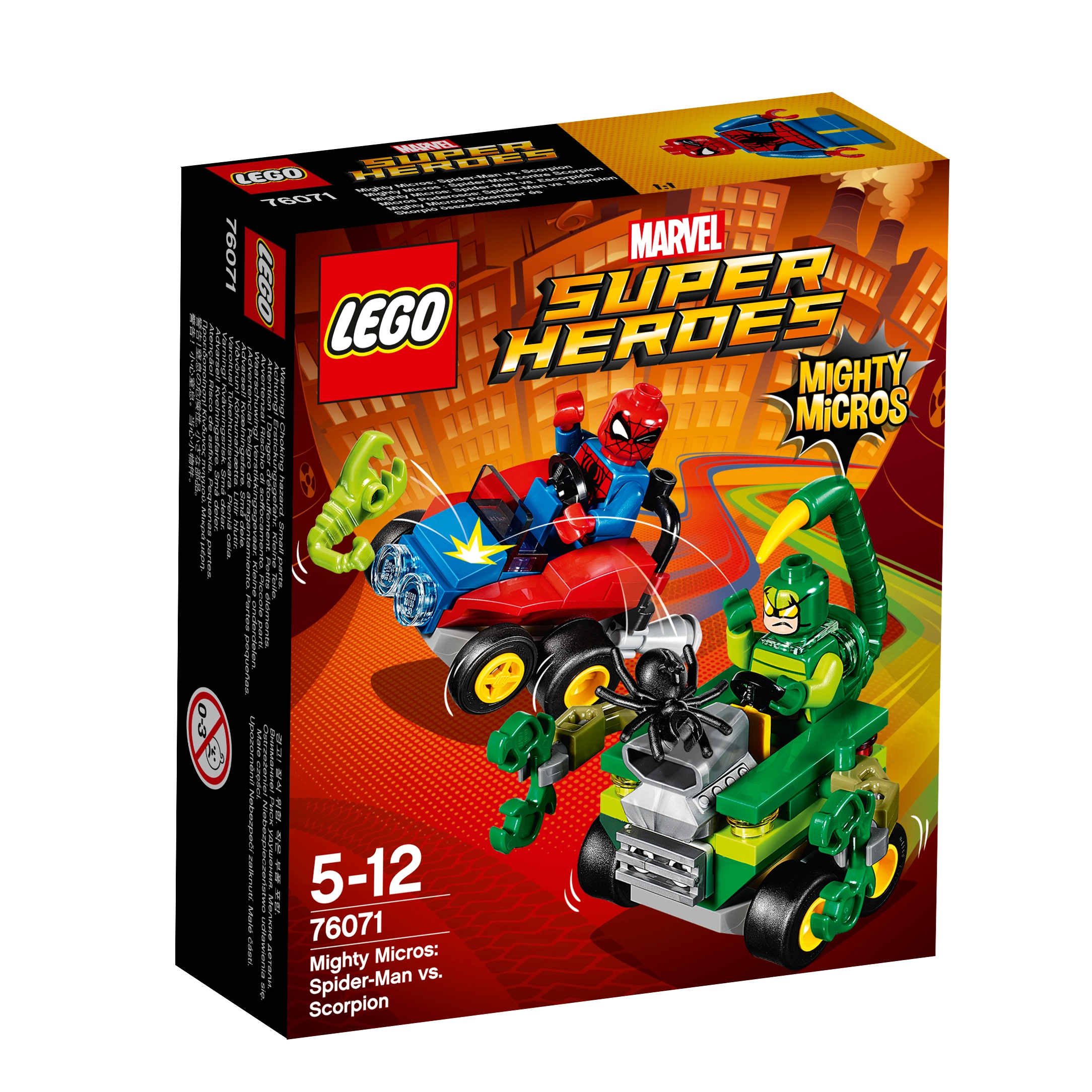 Lego 76071 Marvel Heroes Mighty Micros: Spider-Man kontra Skorpion