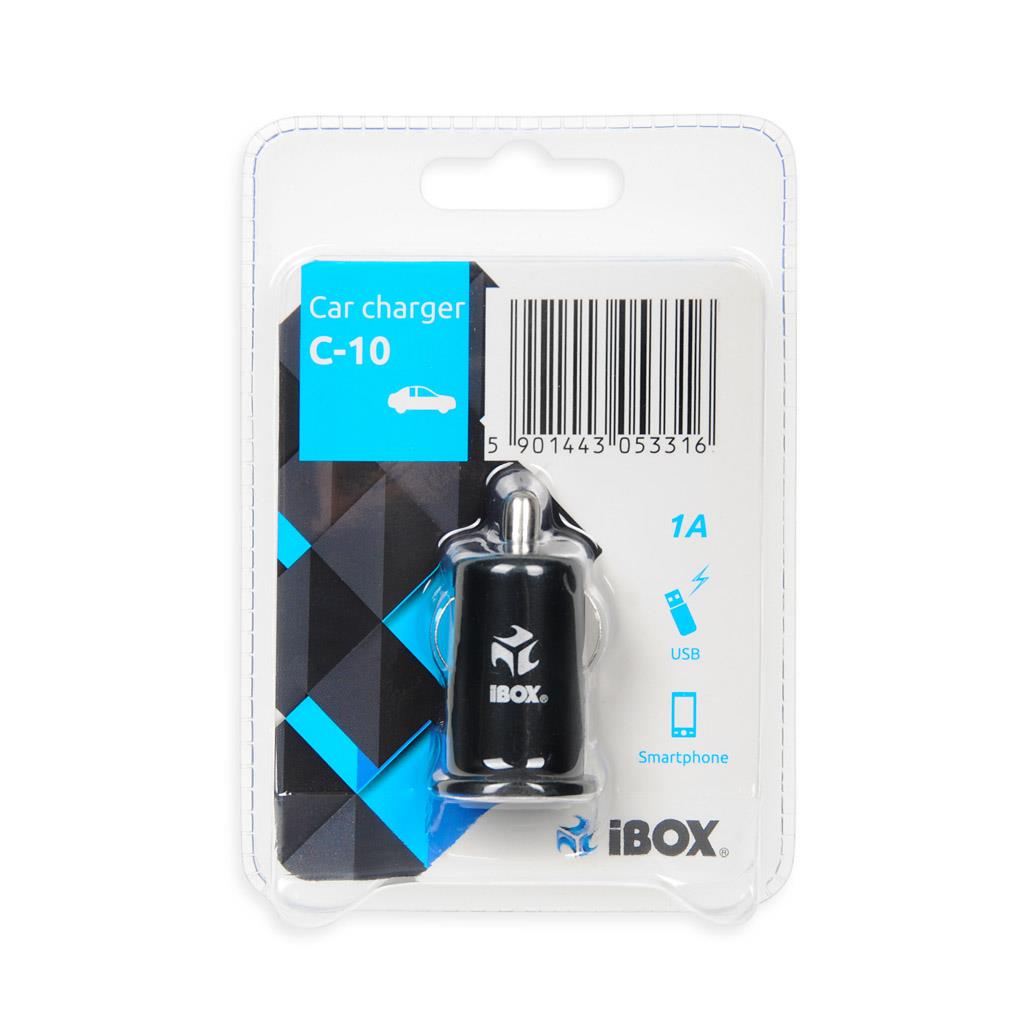 Ładowarka samochodowa Usb IBox 5C 1A 5W ICC10B C10