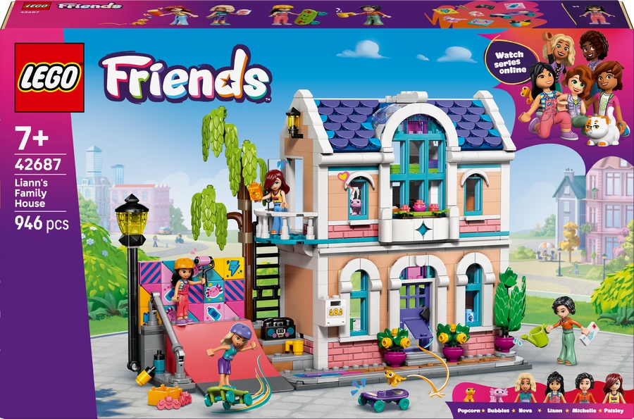LEGO Friends 42687 Dom rodzinny Liann, klocki