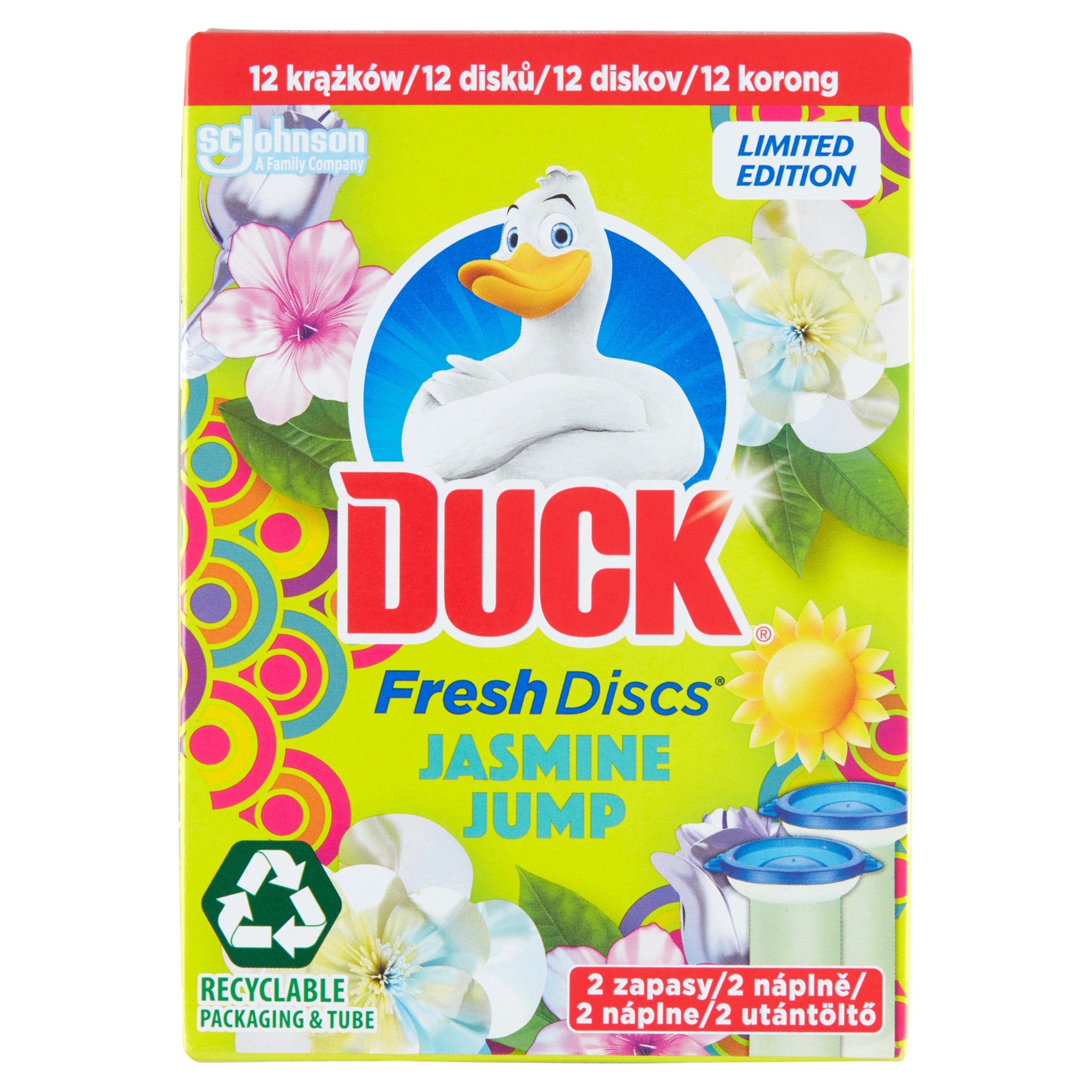 

Duck Fresh Discs Jasmine Krążki Żelowe Do Wc 12szt