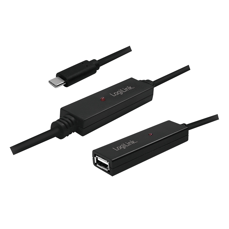 

Aktywny repeater Usb 2.0 A do usb-c 20m