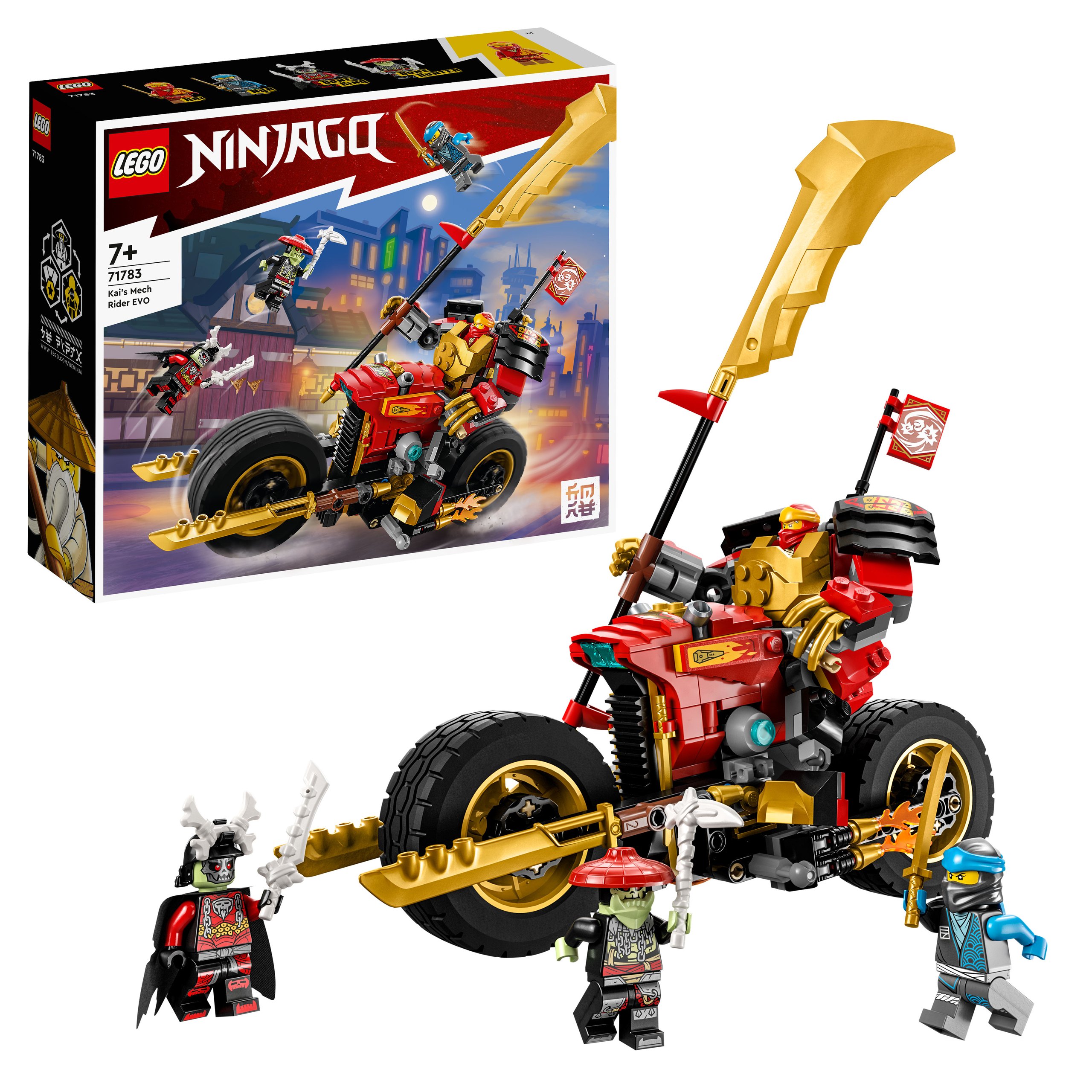 Lego 71783 Ninjago Kaiův jezdec-Mech Evo Stavebnice Nové jako dárek