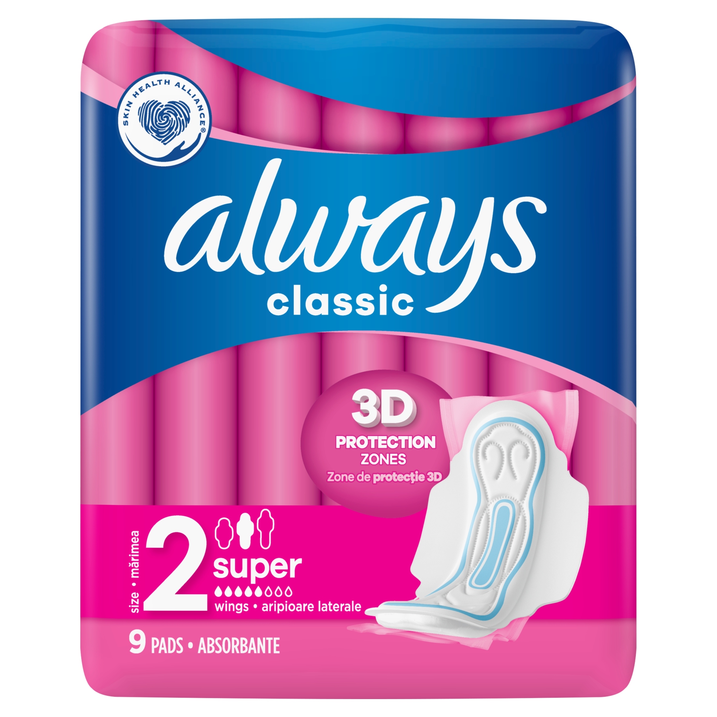 

Podpaski Always Classic size 2 9 Ze Skrzydełkami