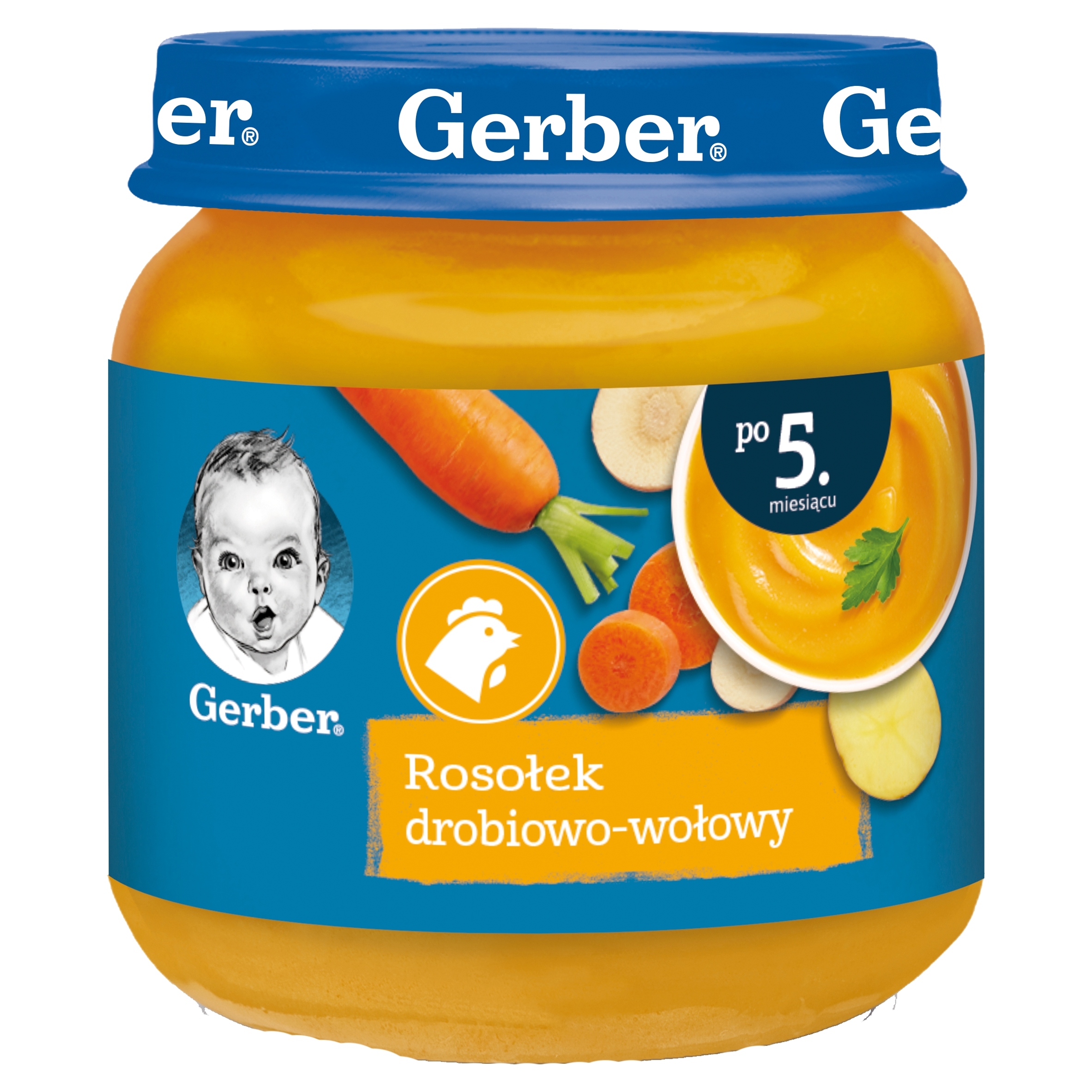 Gerber Rosołek drobiowo-wołowy 125g