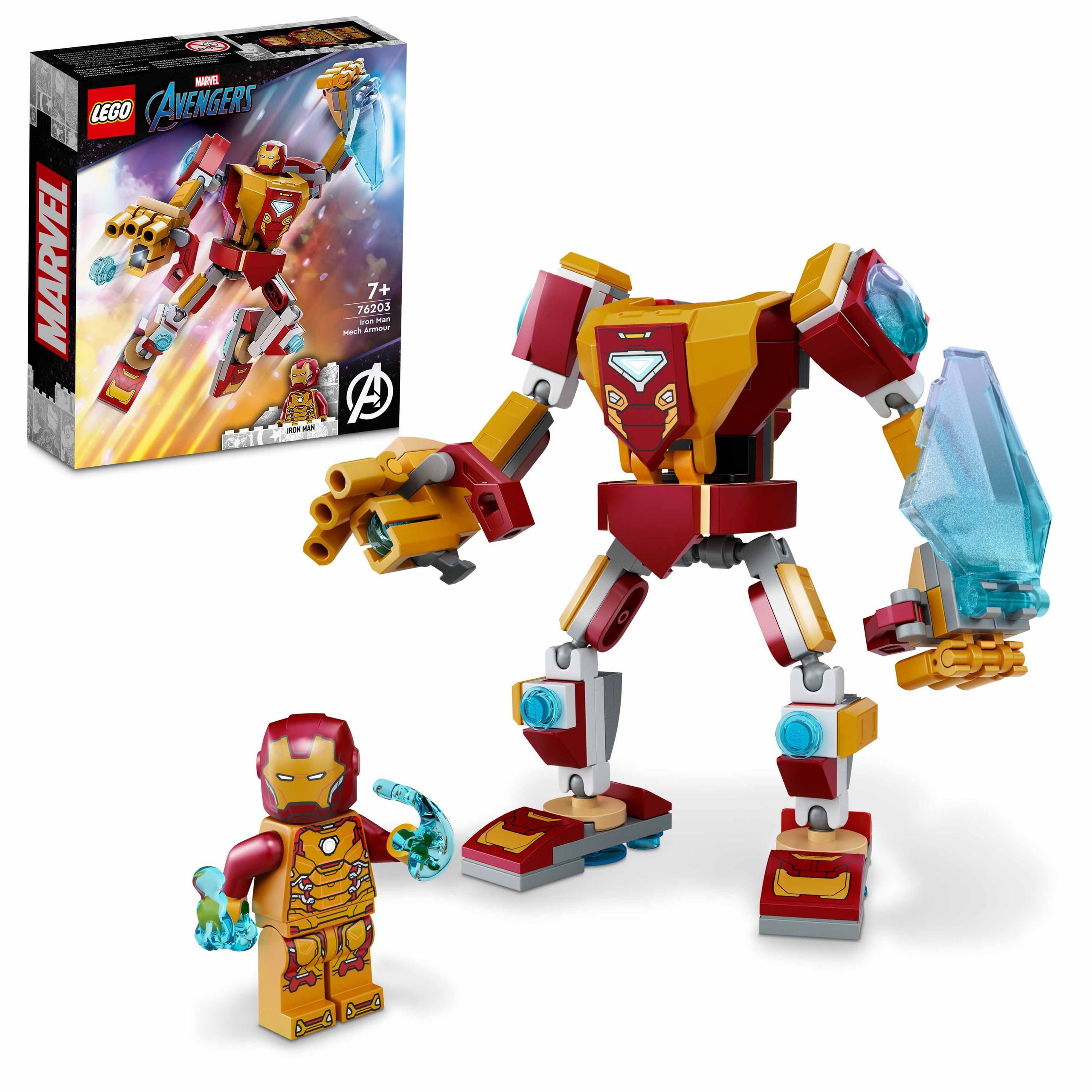 Lego Heroes 76203 Mechaniczna zbroja Iron Mana