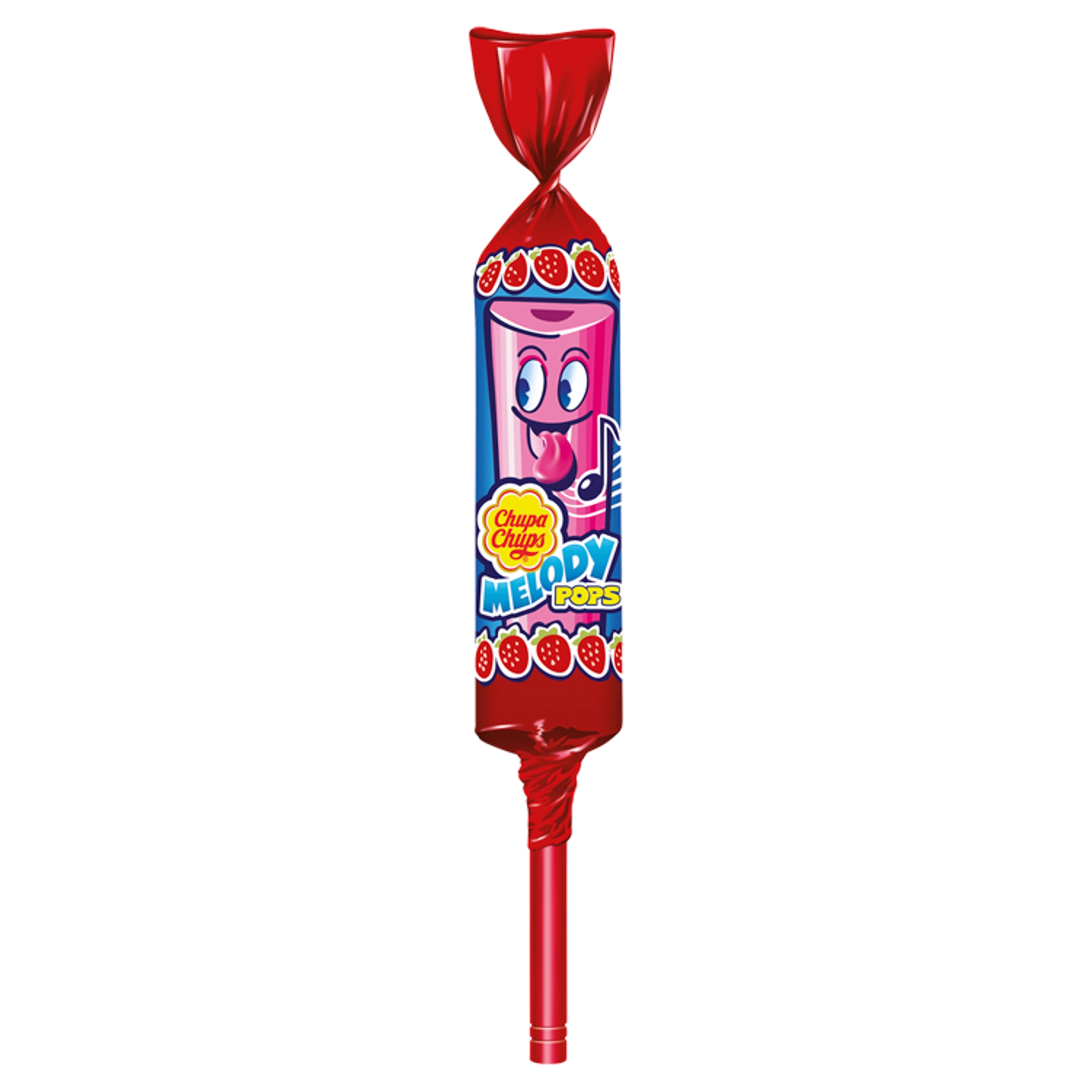 Levně Chupa Chups Melody Pops Lízátko s píšťalkou hrající 15 g x 48 Kusů