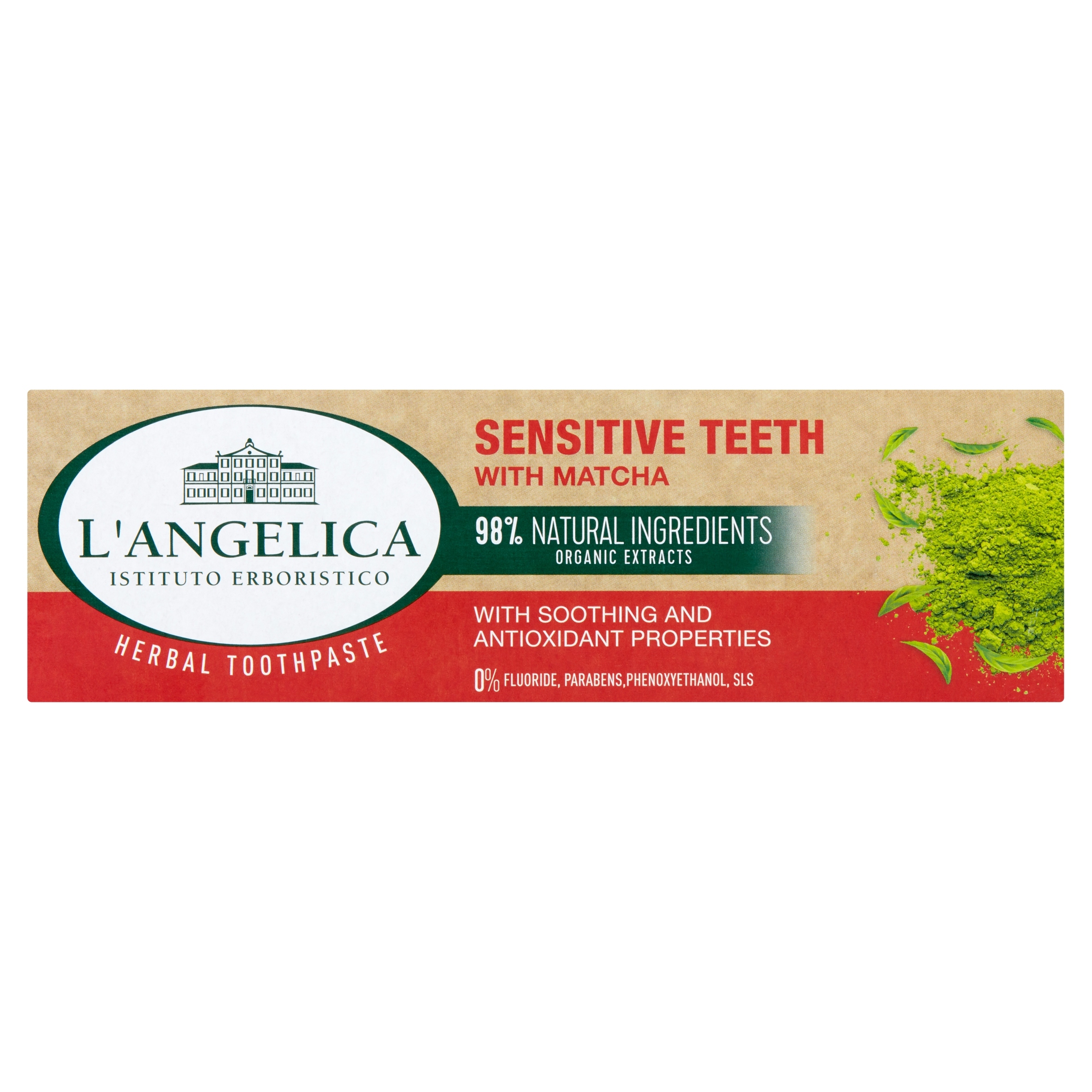 

L'Angelica Sensitive Matcha pasta do zębów 75ml