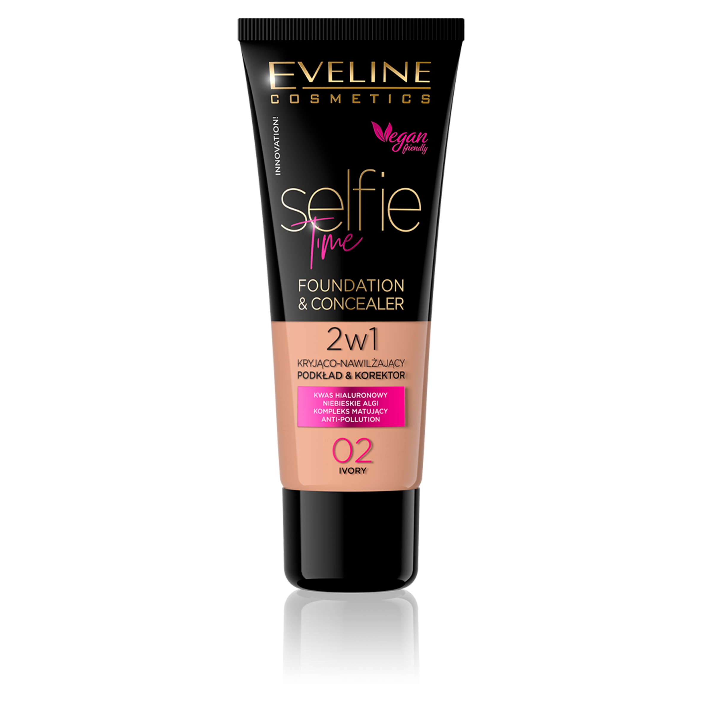 

Eveline Cosmetics Selfie Time 02 pokład i korektor