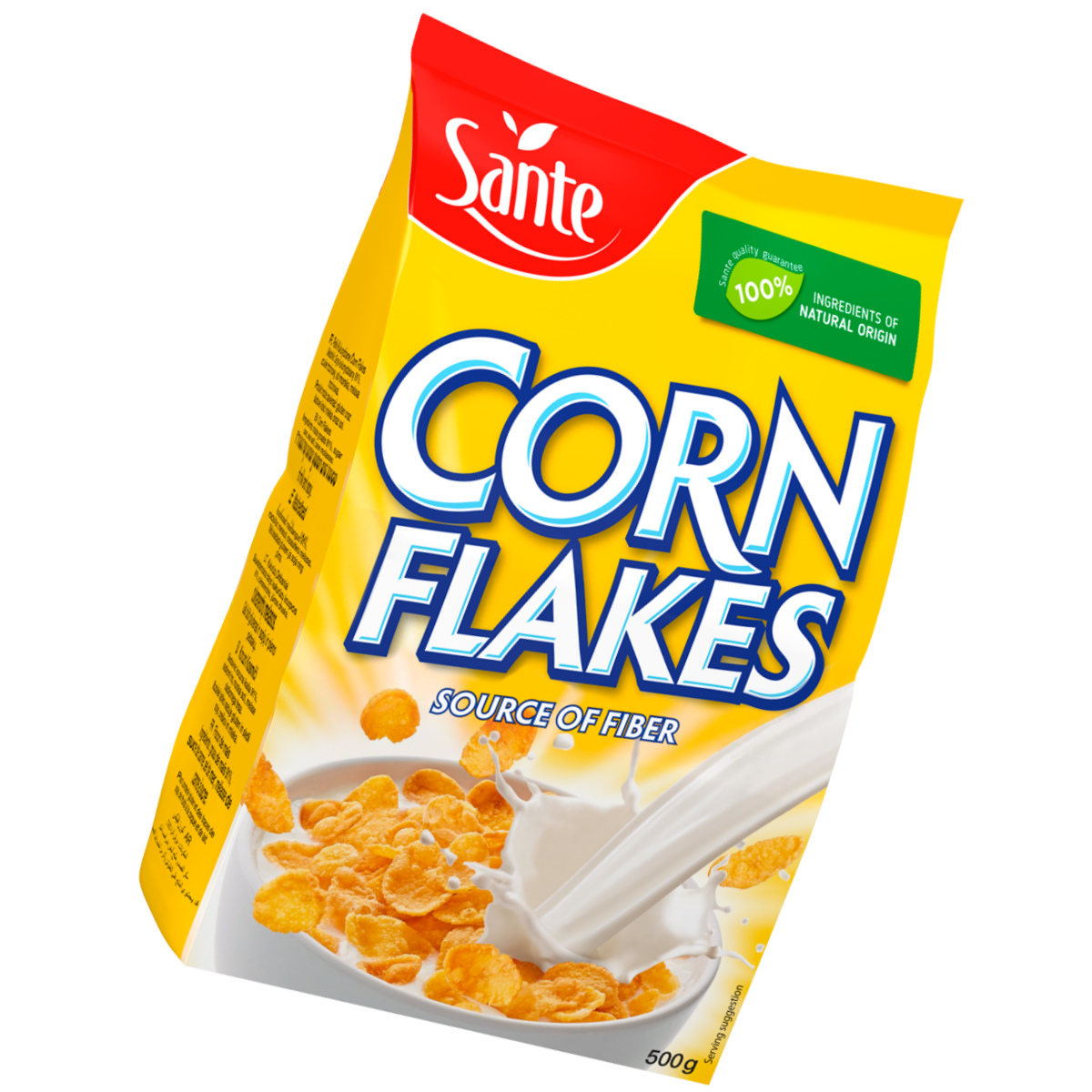 Levně Snídaňové cereálie Corn Flakes Sante 500 g