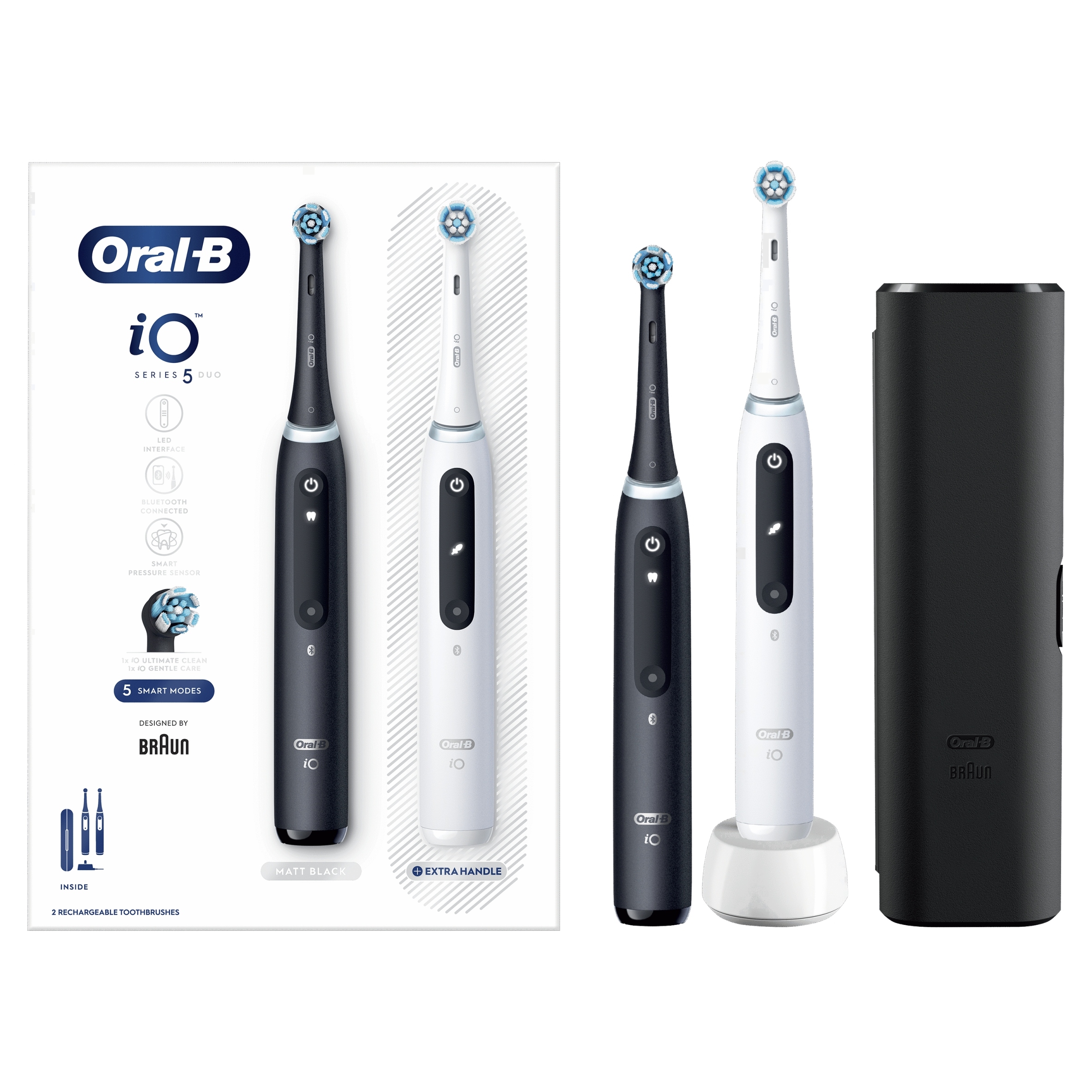 Zestaw Oral-B iO 5 Black & White 2 Szczoteczki elektryczne