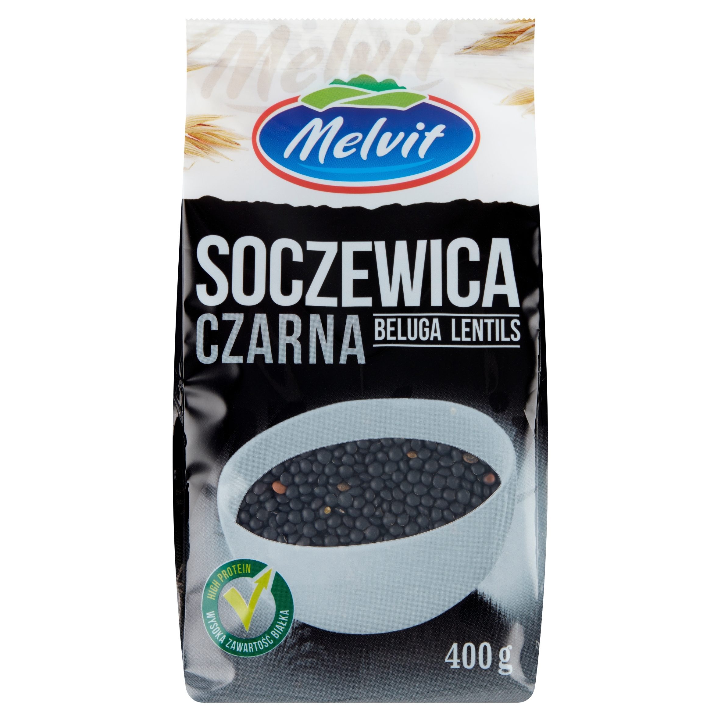 Levně 5X Melvit Čočka černá 400 g