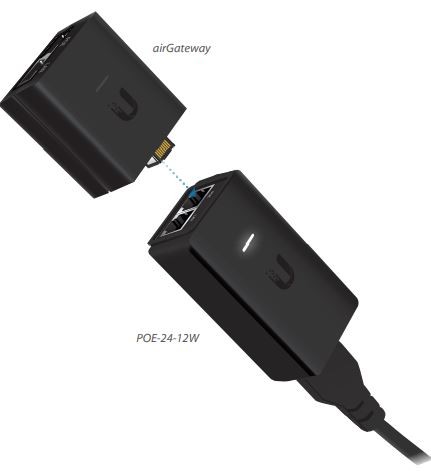 Ubiquiti PoE Injector, 24VDC, 24W, POE-24-24W-5P