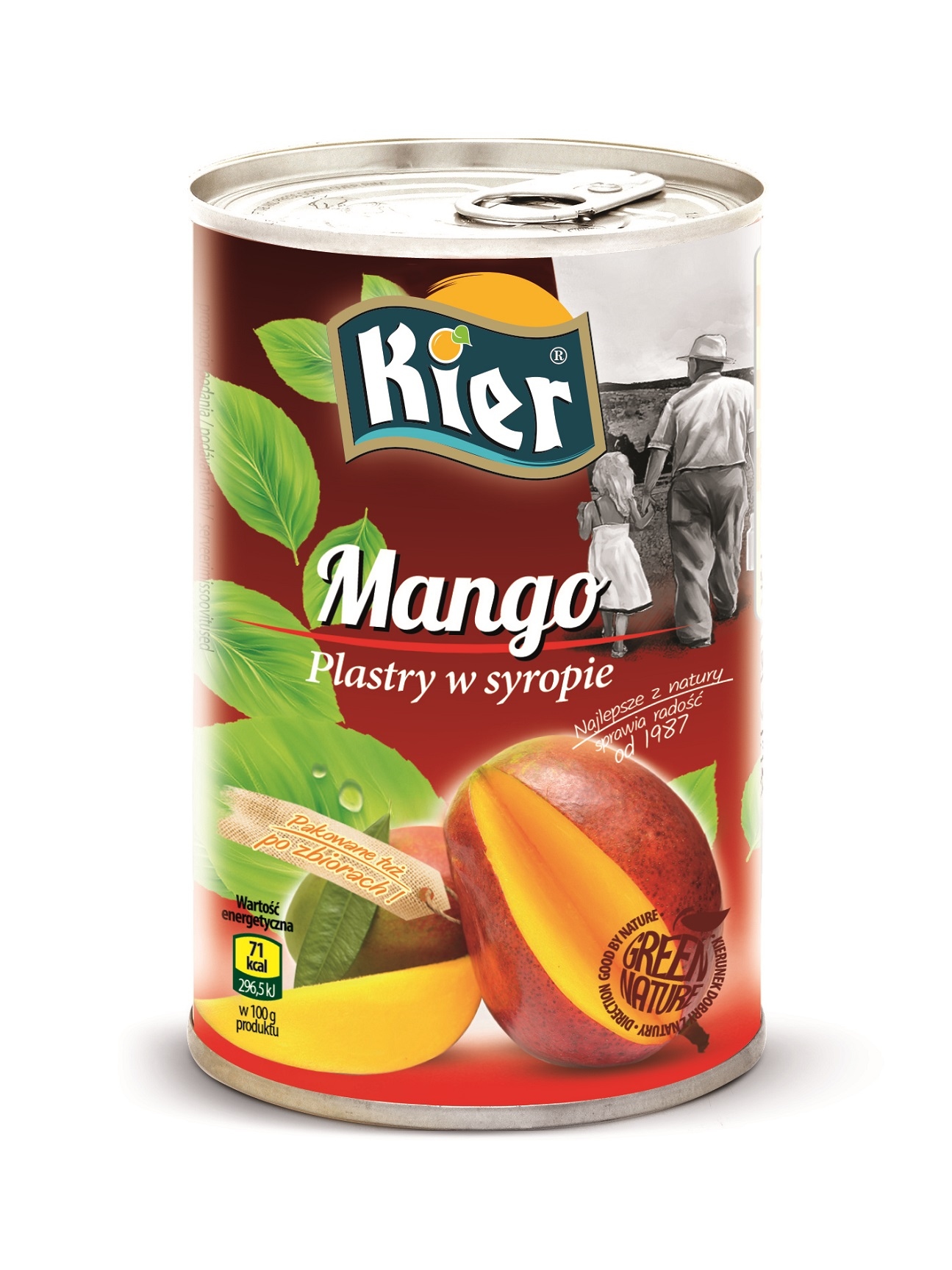 Levně Kier Mango plátky v lehkém sirupu 425 g