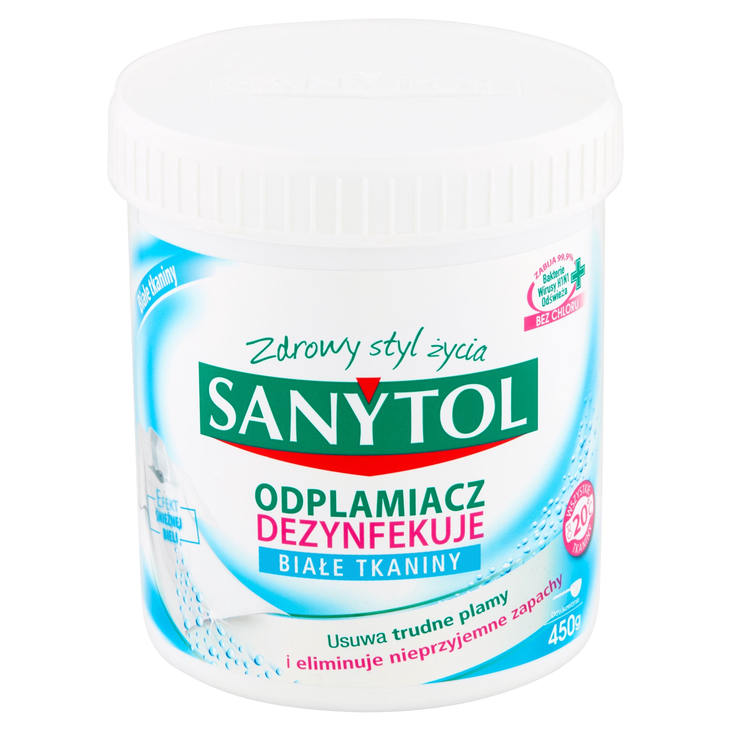 

Sanytol odplamiacz w proszku do białego 450g