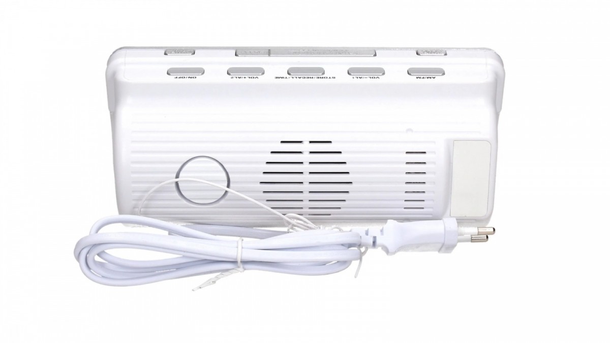 Radiobudzik CR 1156 LED FM/AM 2 Alarmy Drzemka Czarny Camry