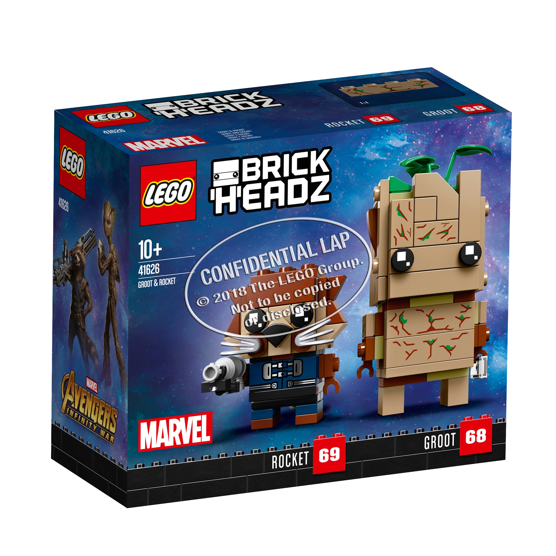 Lego BrickHeadz 41626 Groot and rocket